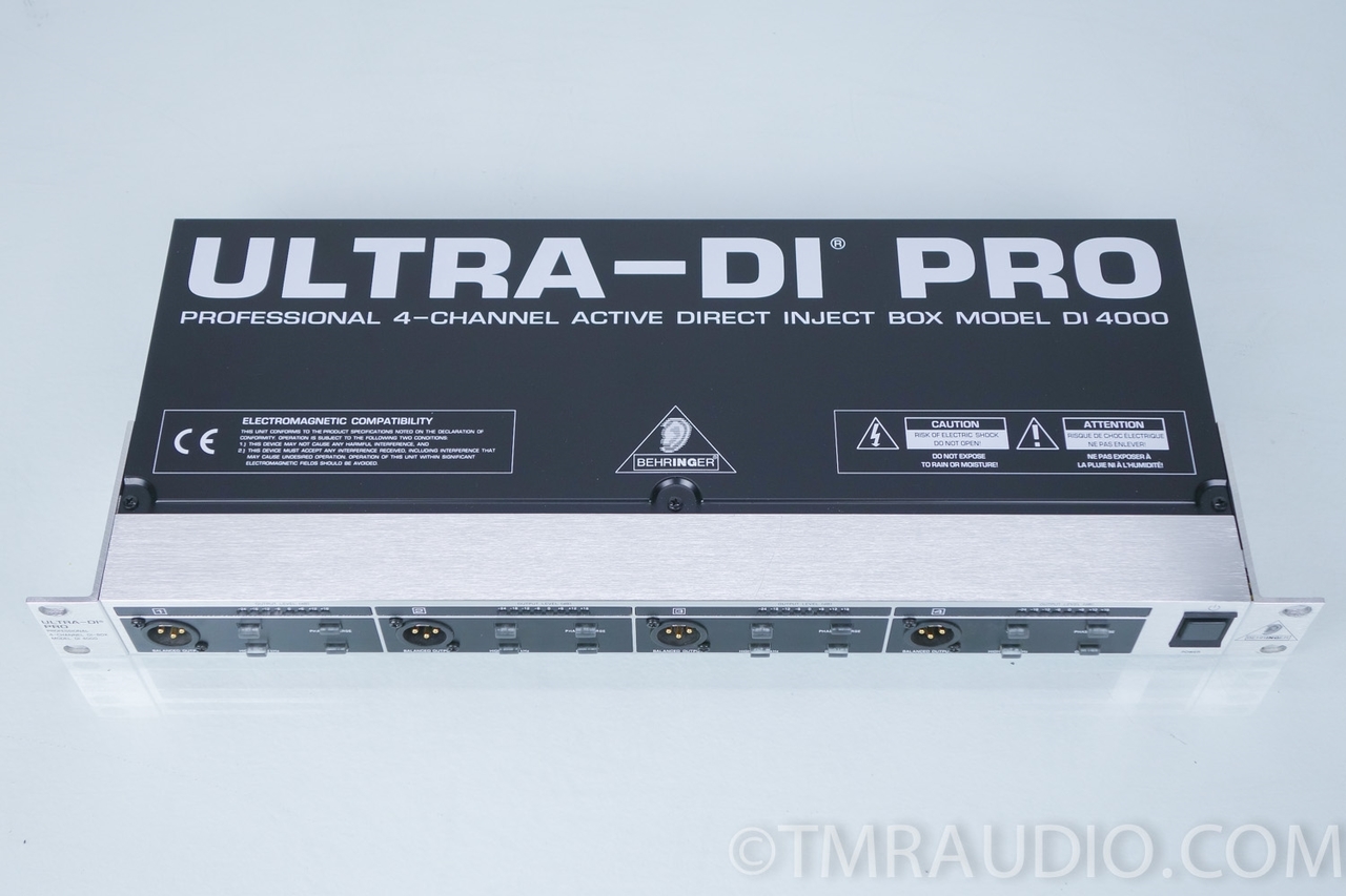 Behringer Ultra-DI Pro DI4000 Professional 4 Channel Active