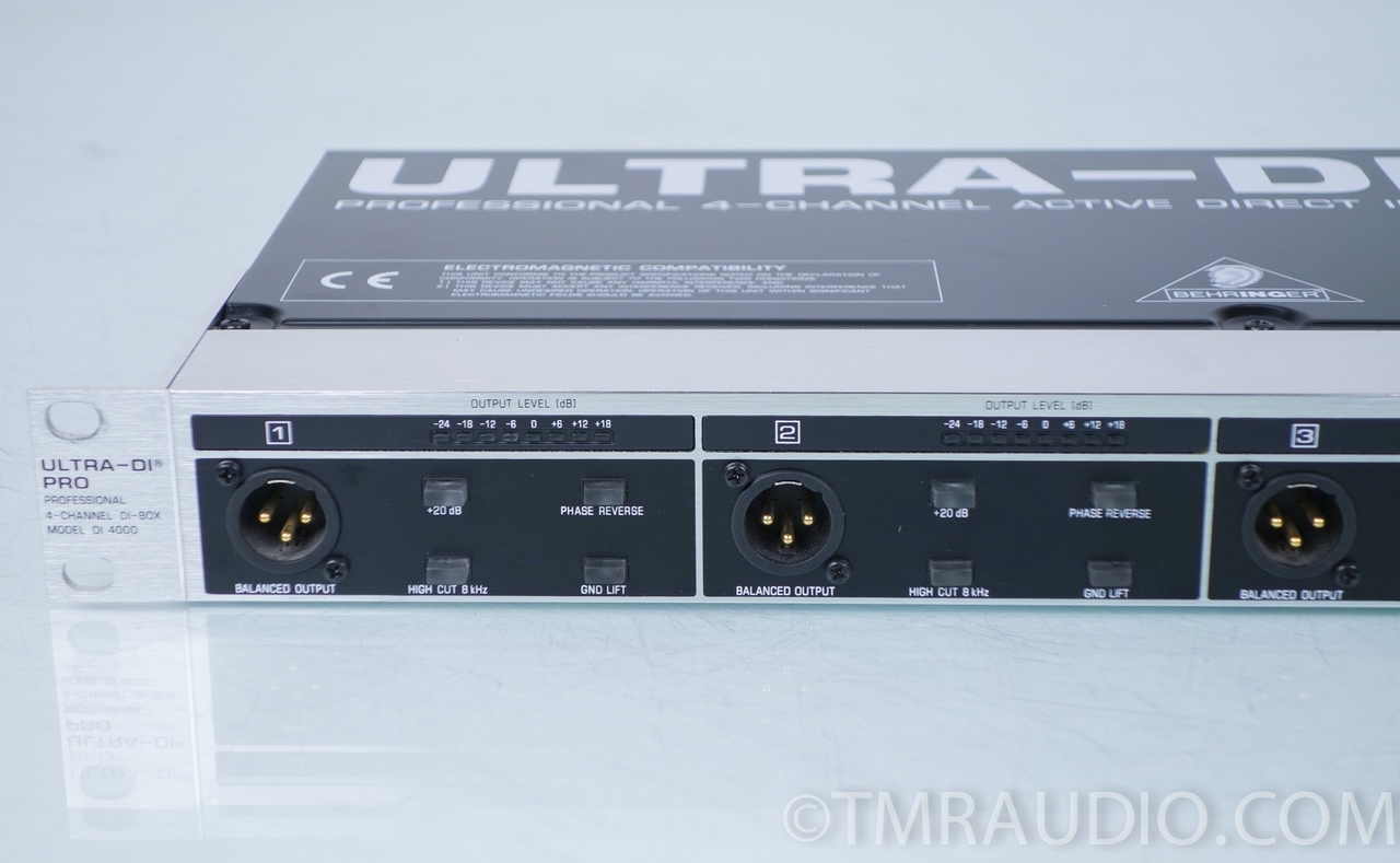 ベリンガーULTRA-DI PRO DI4000 アクティブDIボックス Amazon.com: Behringer Ultra-DI PRO DI4000 Professional 4