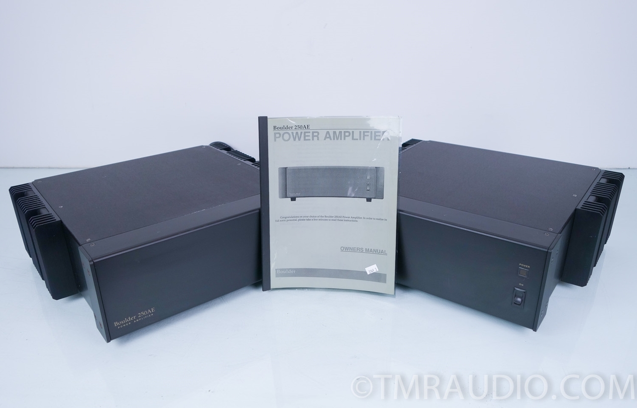 Boulder 250AE Amplifier; Pair Mono (or stereo) Power