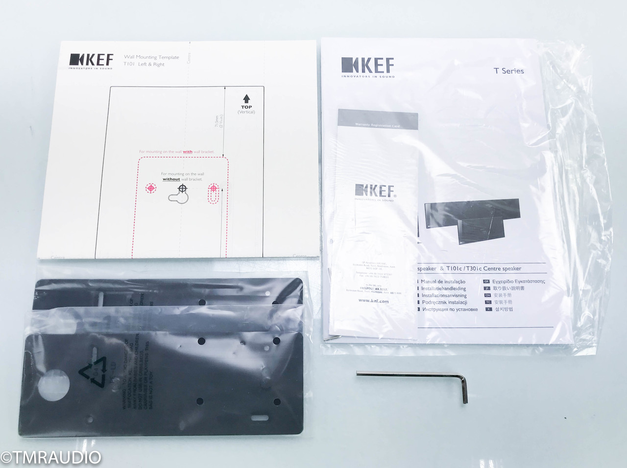 KEF T101 Satellite Speakers; Black Pair; T-101 - The Music Room