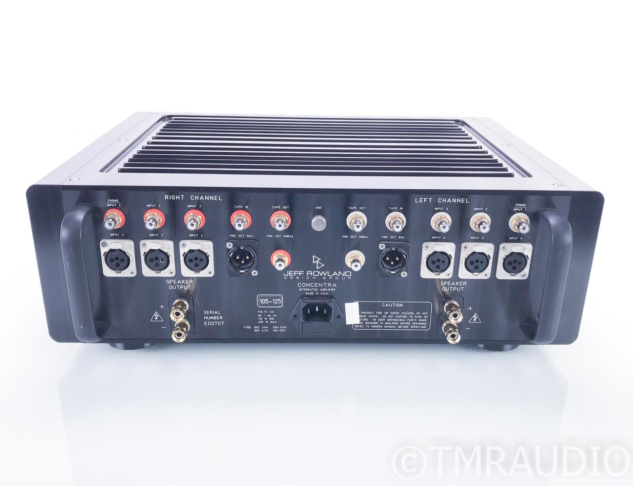 Jeff Rowland Concentra 1 Stereo Integrated Amplifier; Remote