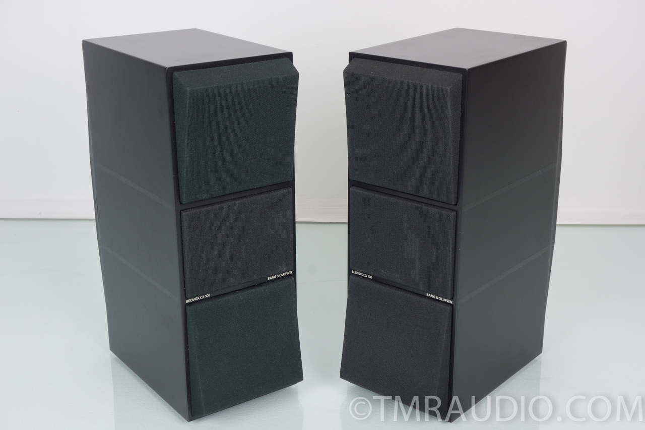 B&O BeoVox CX100 Speakers; Bang & Olufsen; Black Pair - The