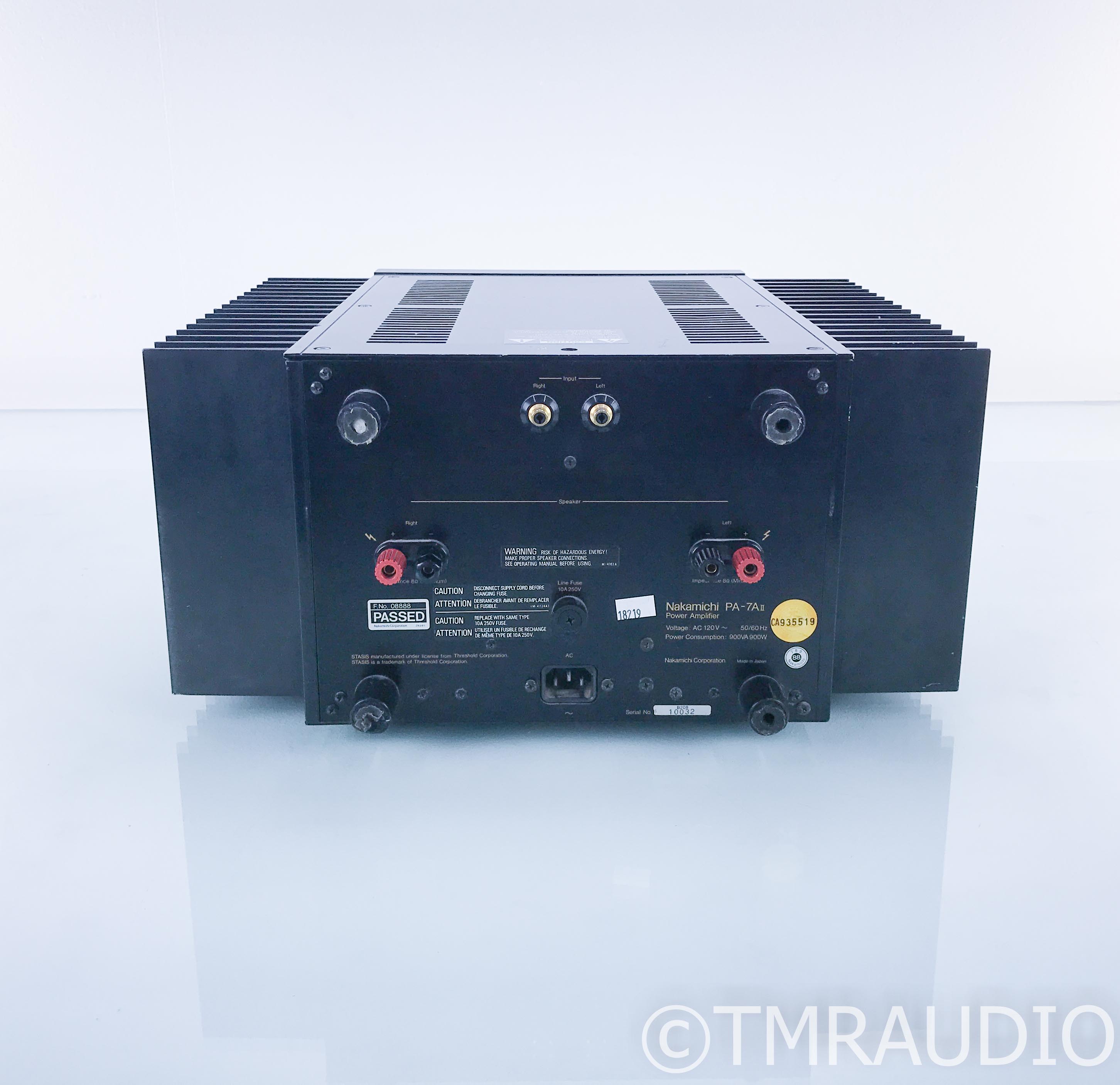 Nakamichi PA-7a ii Vintage Stereo Power Amplifier