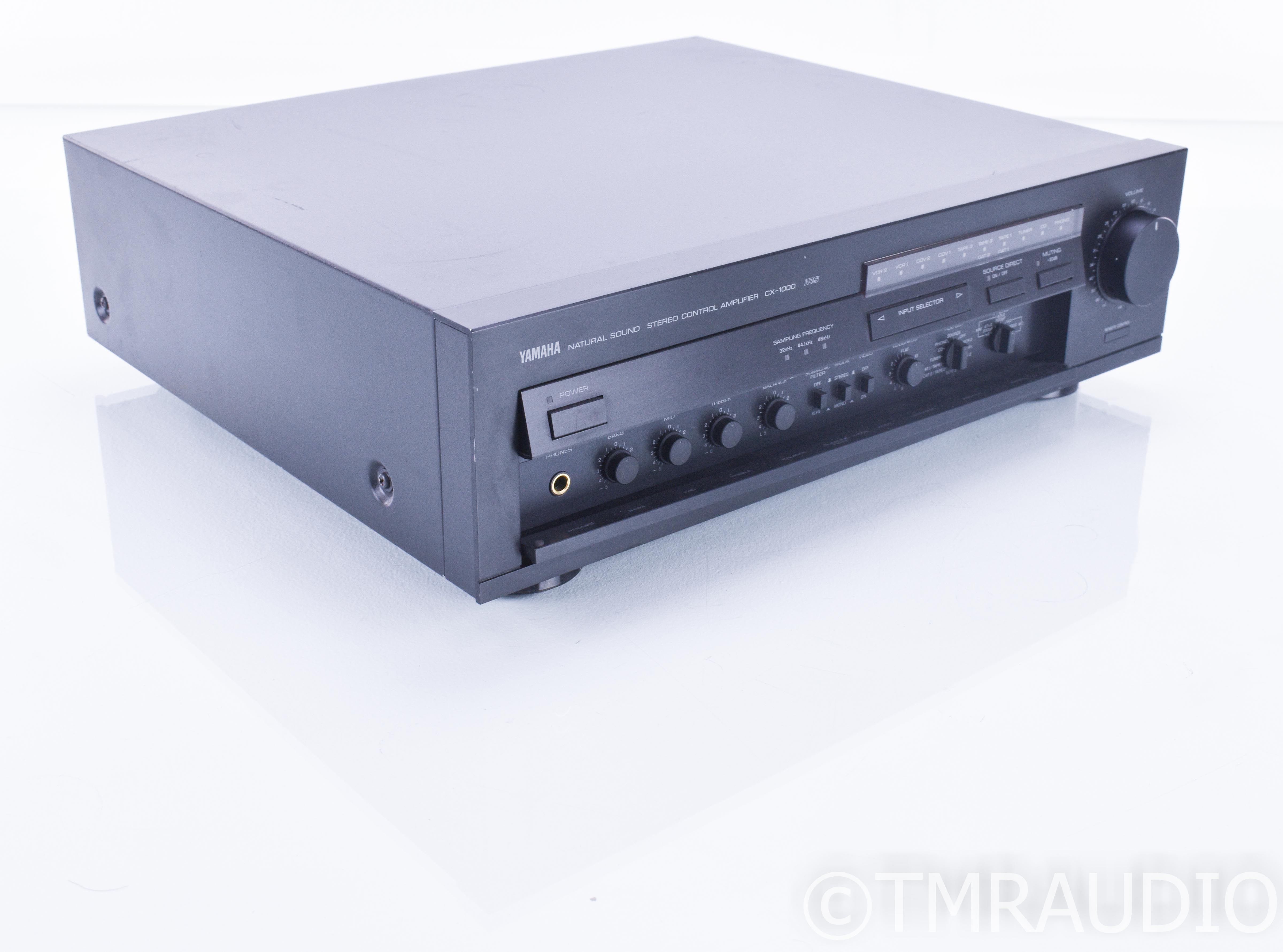 Yamaha Natural Sound CX-1000 Stereo Preamplifier; Remote; AS