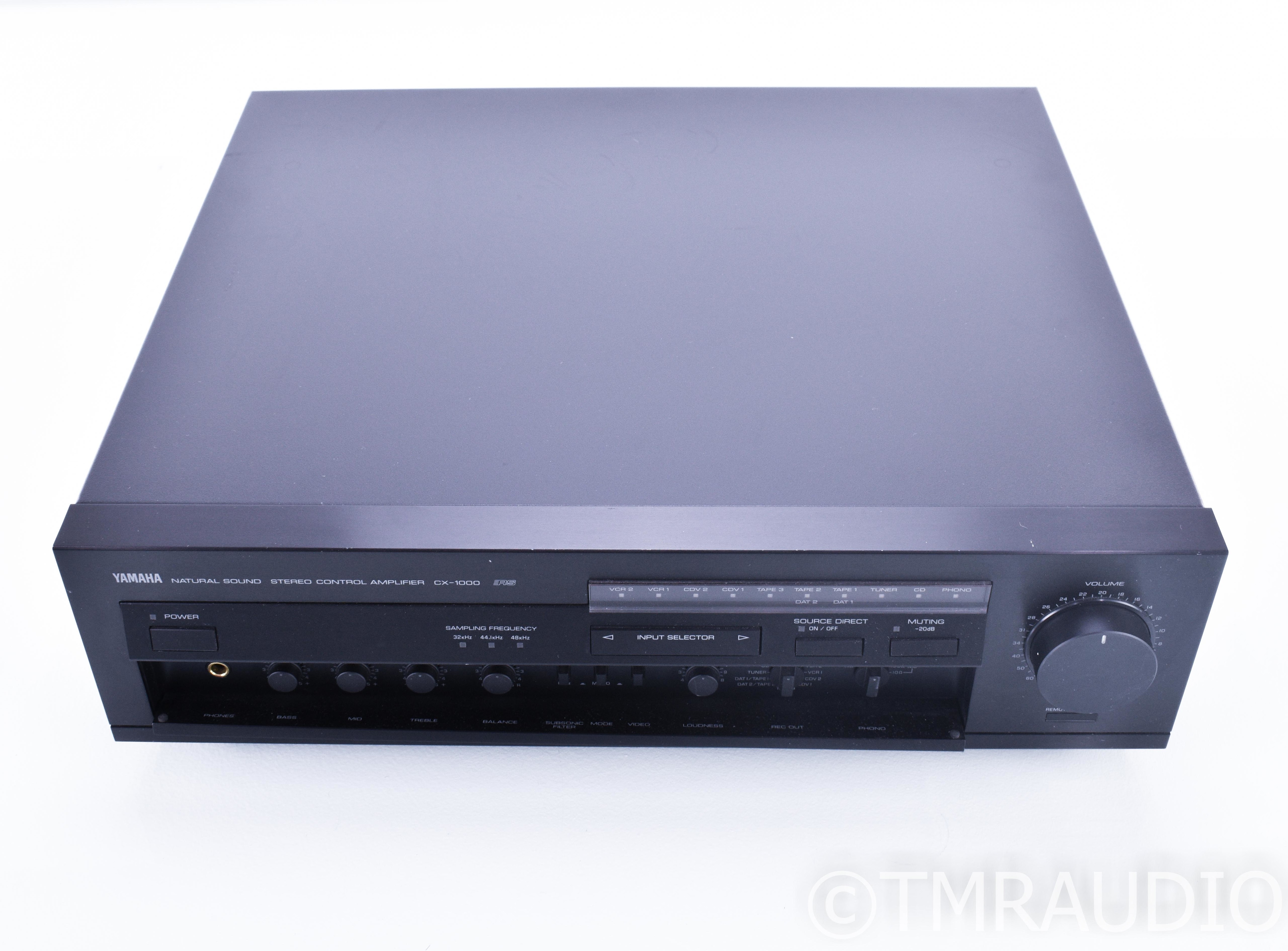 Yamaha Natural Sound CX-1000 Stereo Preamplifier; Remote; AS