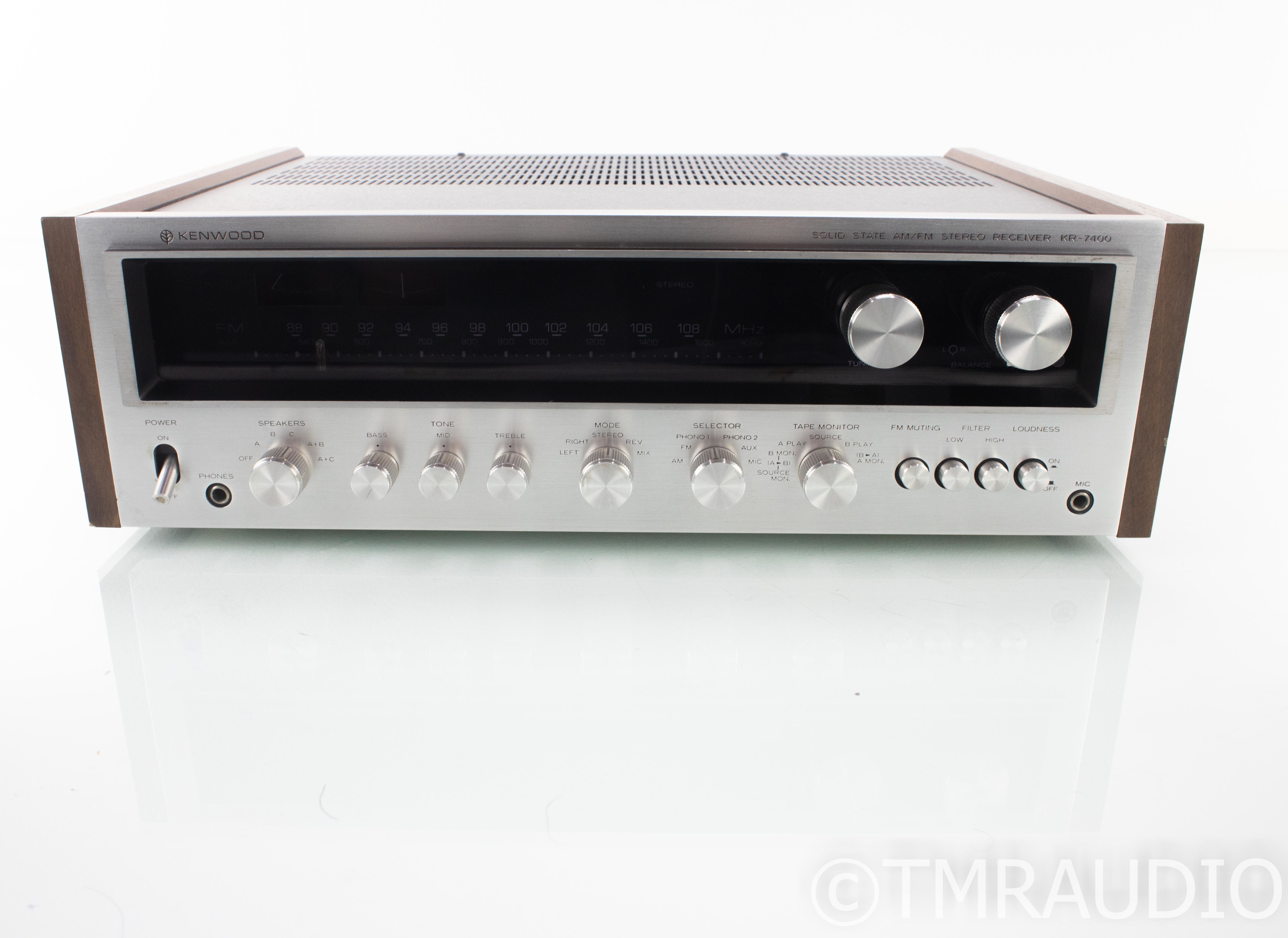 Kenwood KR Vintage Stereo Receiver; AM/FM; Phono   The