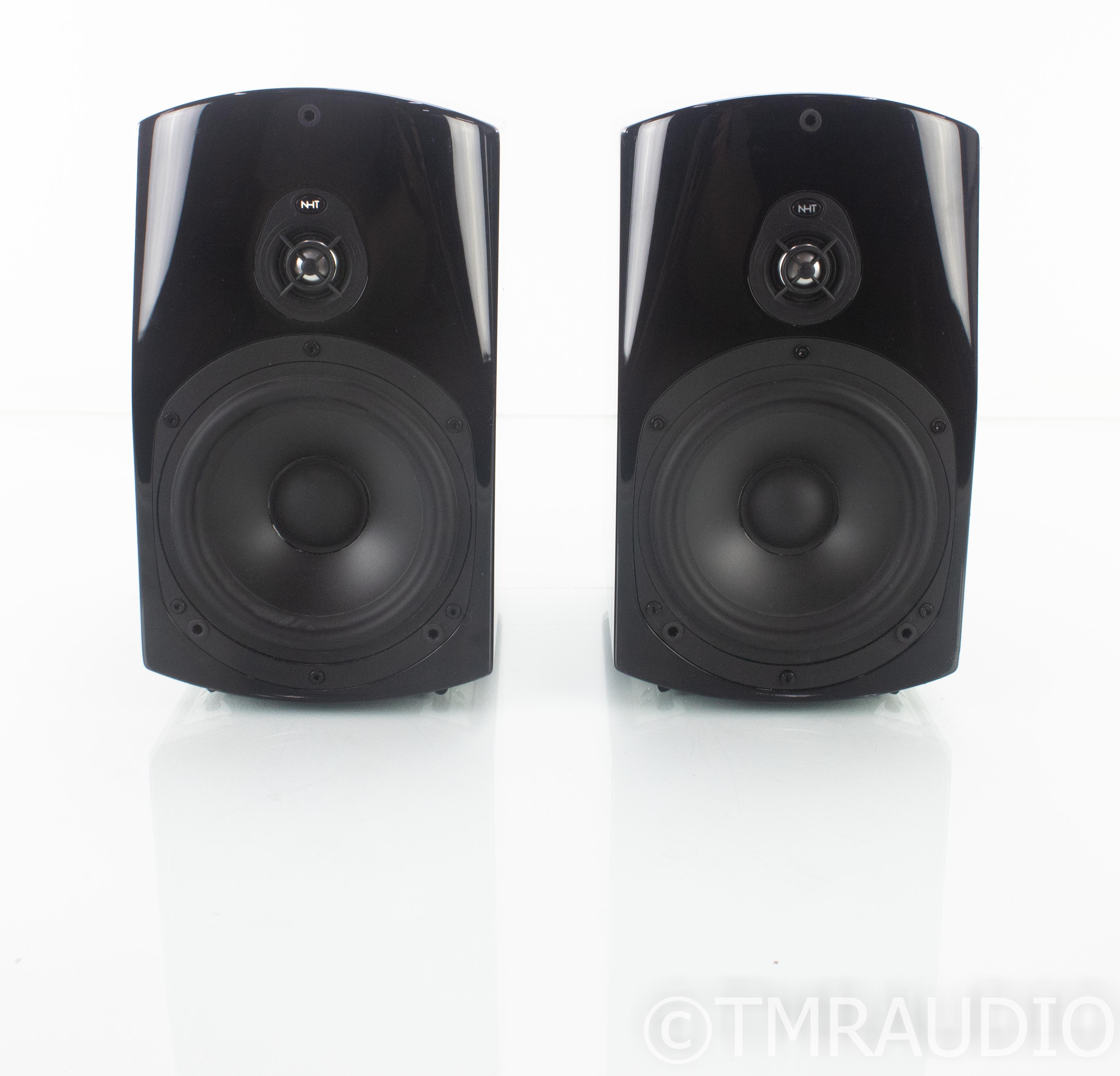 NHT Classic Bookshelf Speakers; Gloss Black Pair The Music Room