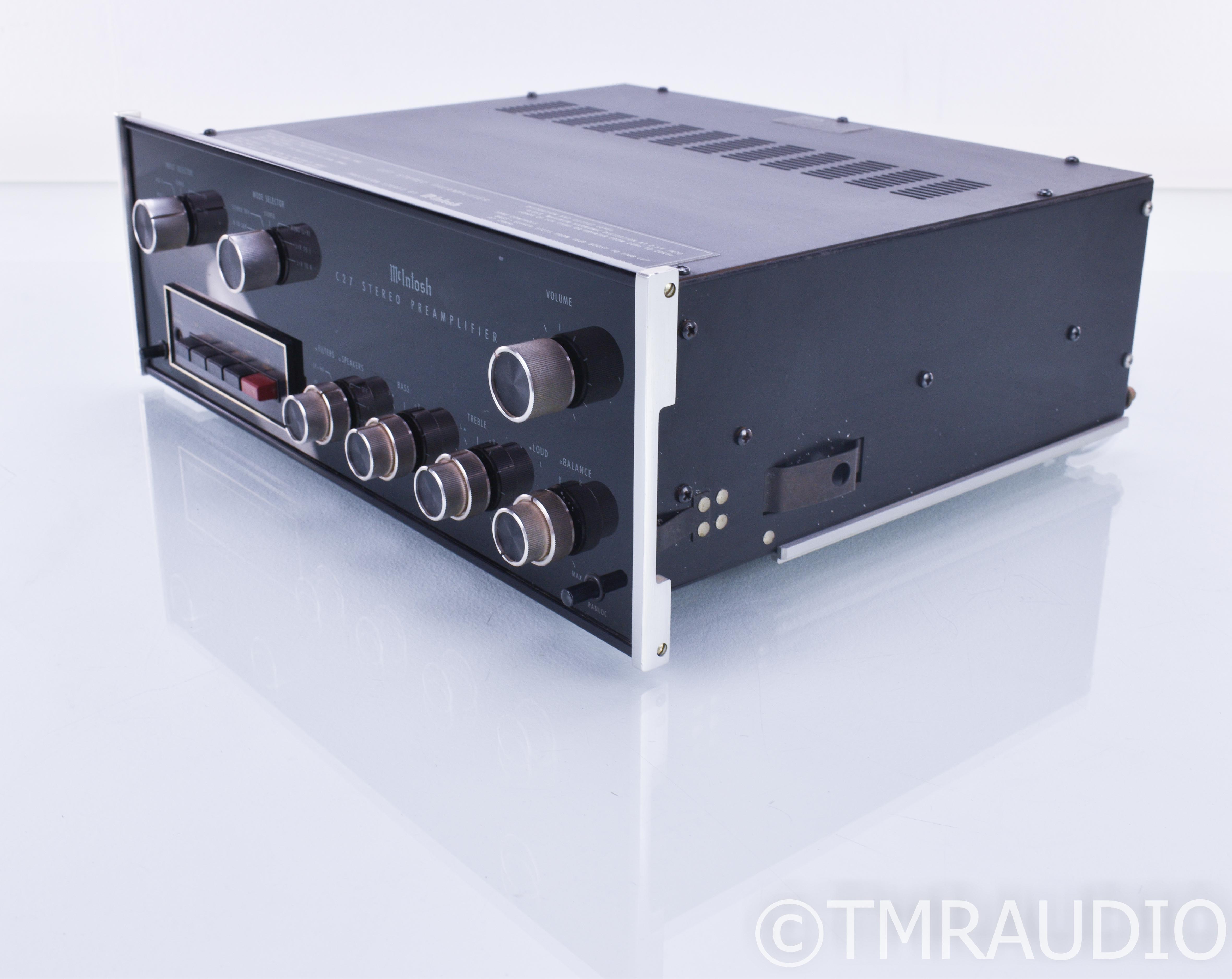 McIntosh C27 Vintage Stereo Preamplifier; MM Phono; Factory