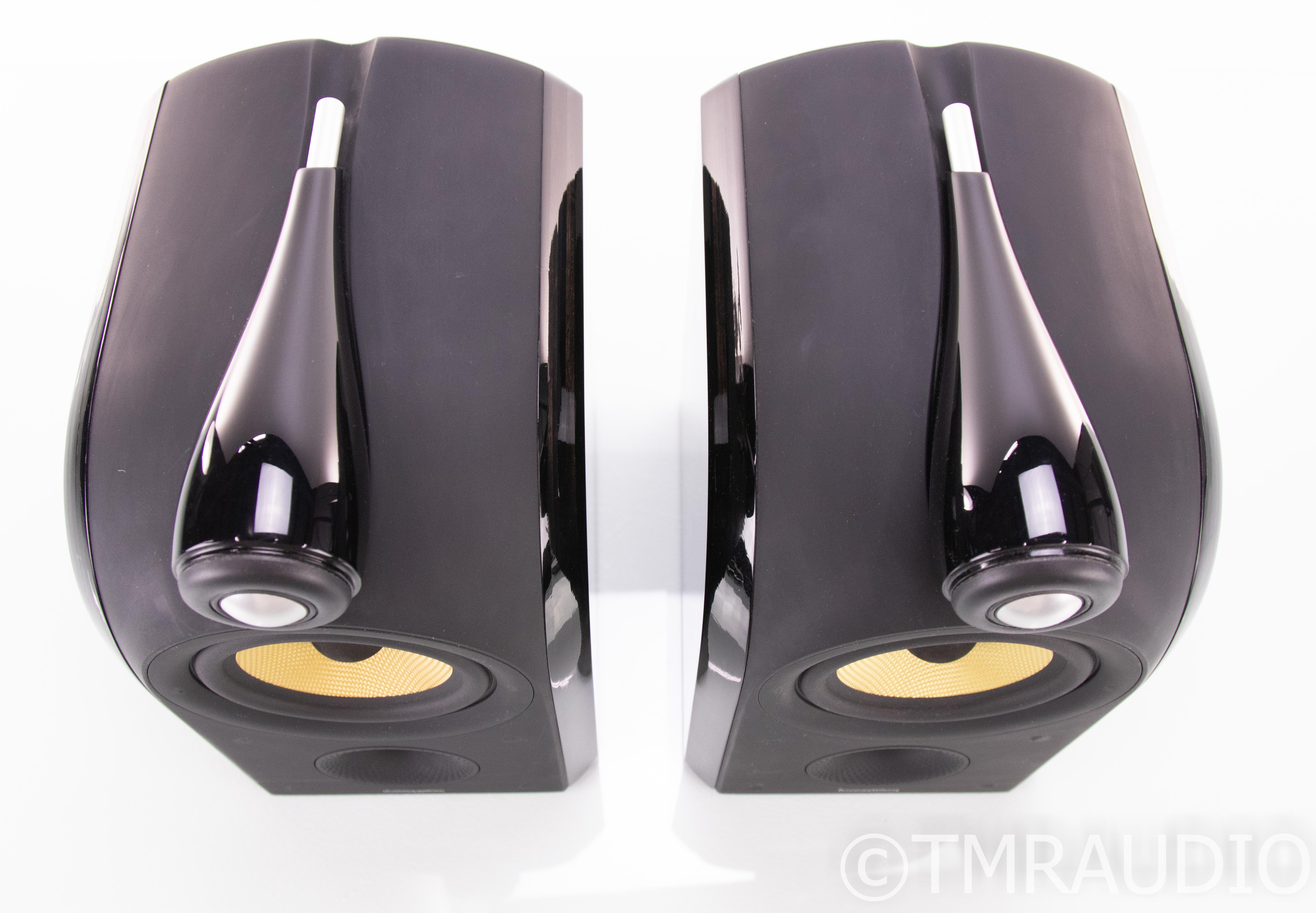 B&W PM1 Bookshelf Speakers; Mocha Gloss Pair - The Music Room