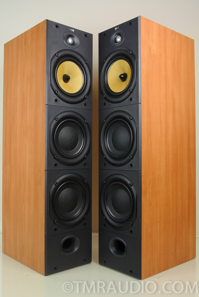 B&W DM-604 S2 Floorstanding Speakers; Near Mint Pair; Cherry
