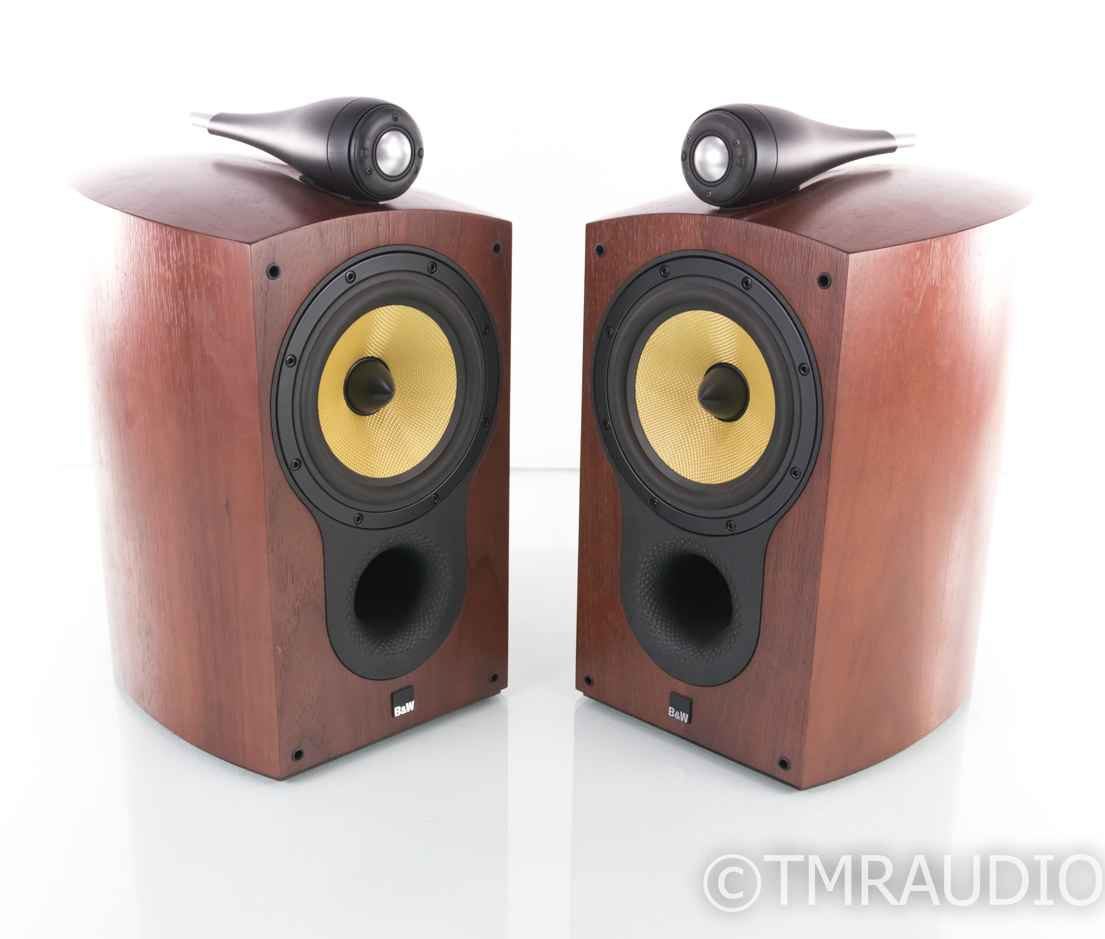 B&W 805S Bookshelf Speakers; Rosenut Pair; 805-S