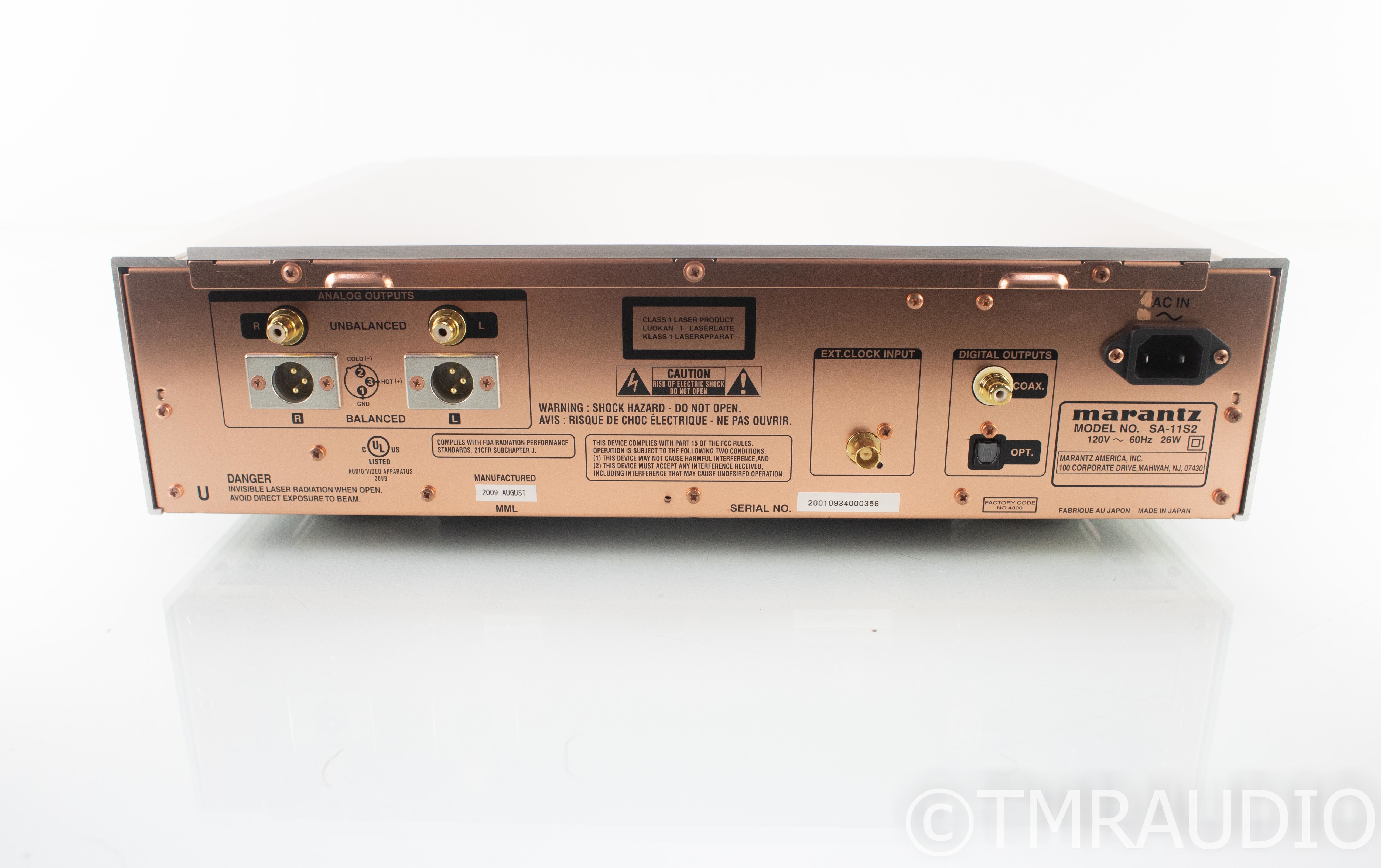 Marantz SA-11S2 SACD / CD Player