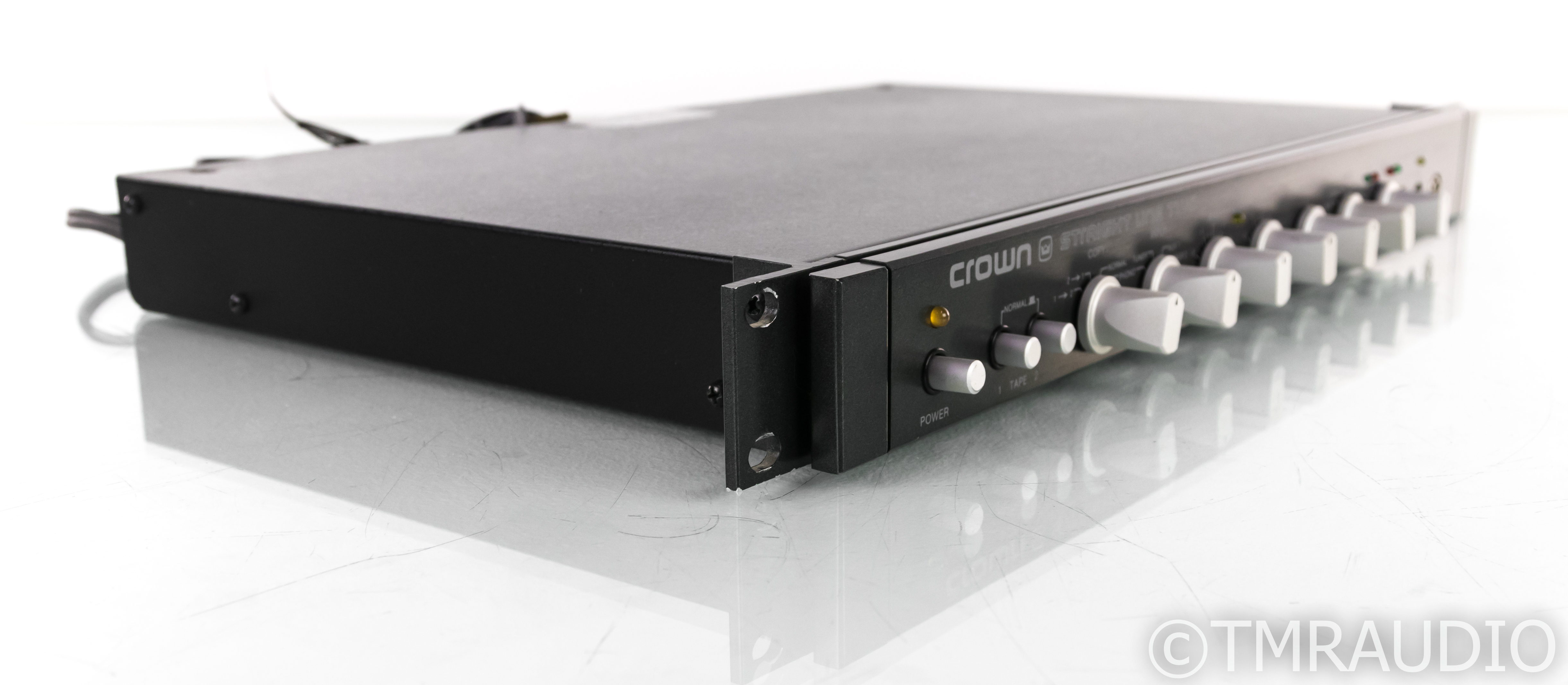 Crown Straight Line Two Stereo Preamplifier; Walnut Cabinet