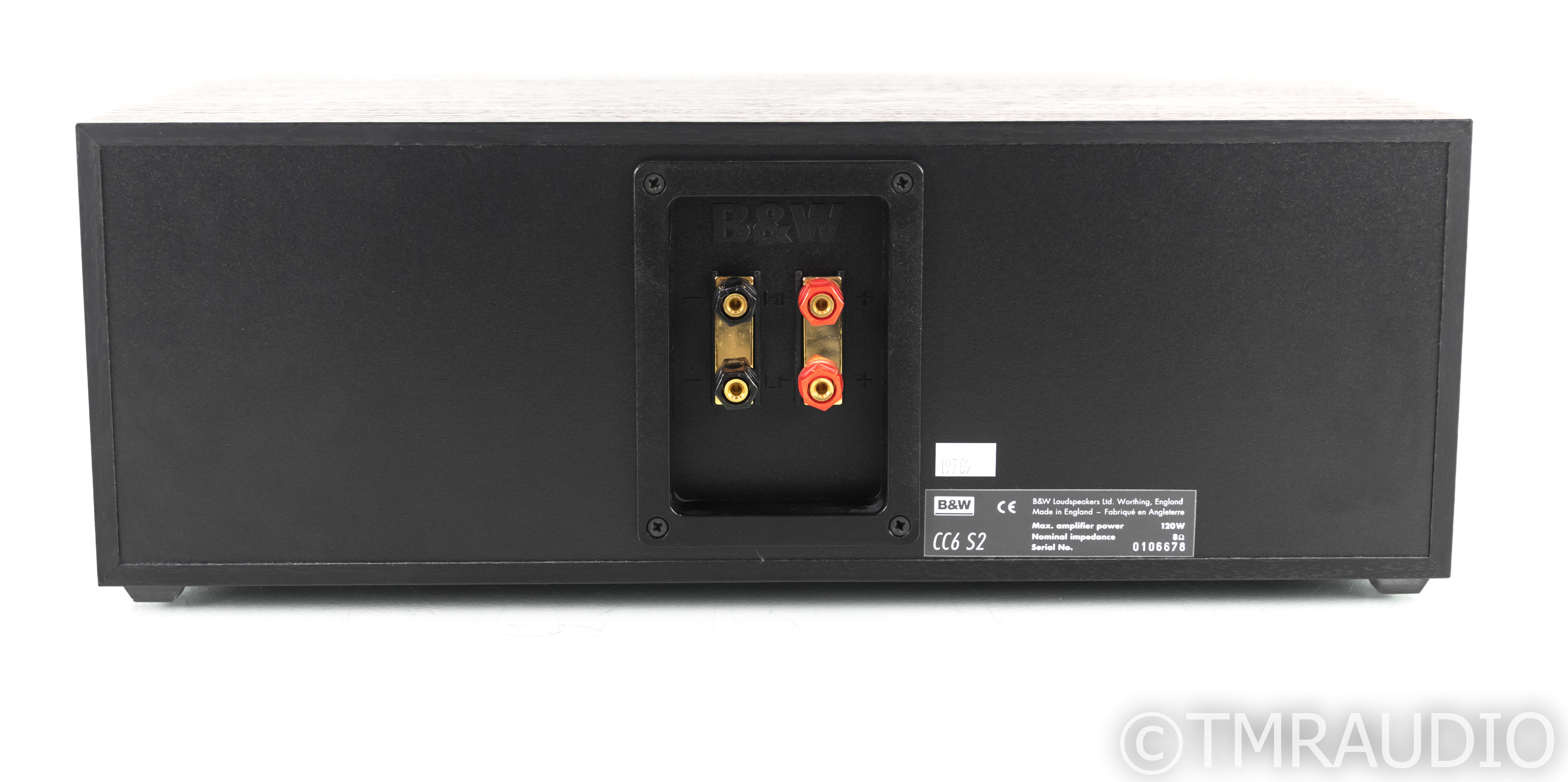 B&W センタースピーカー CC6 S2 ブラック B&W CC6 S2 Center Channel Speaker - Clarity & Performance in