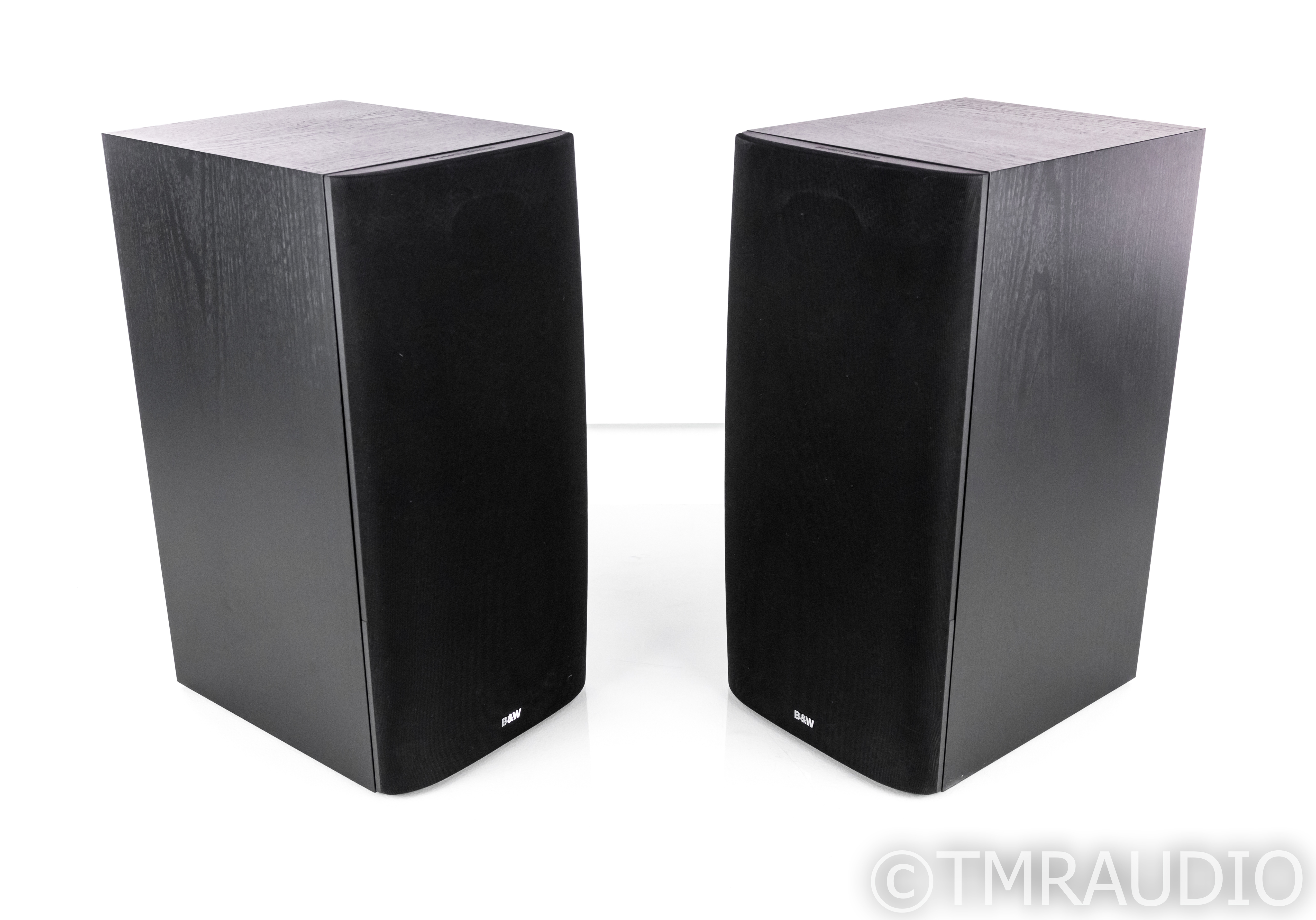 B&W DM602 S3 Bookshelf Speakers; Black Ash Pair; DM-602S3 - The