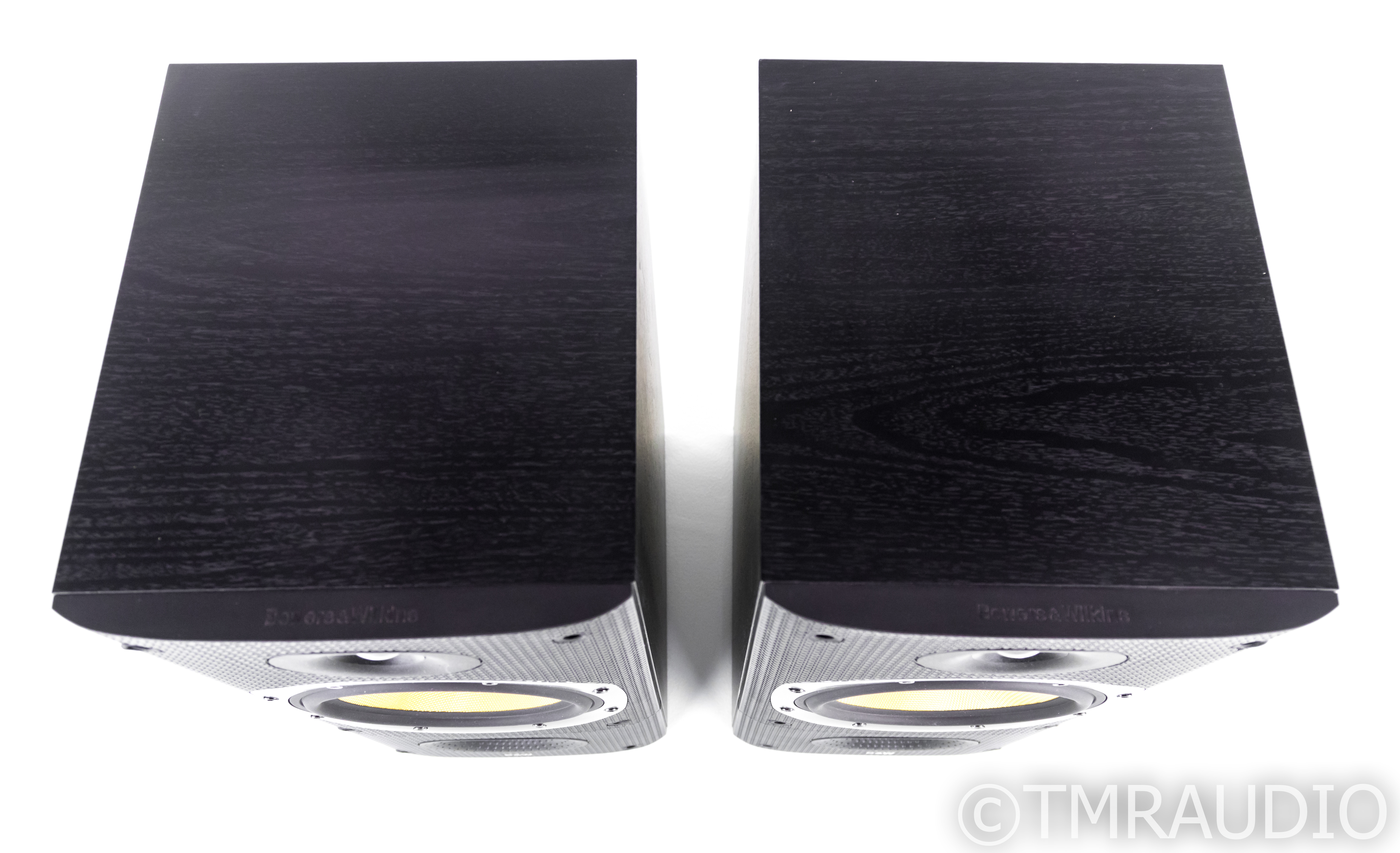 B&W DM602 S3 Bookshelf Speakers; Black Ash Pair; DM-602S3 - The