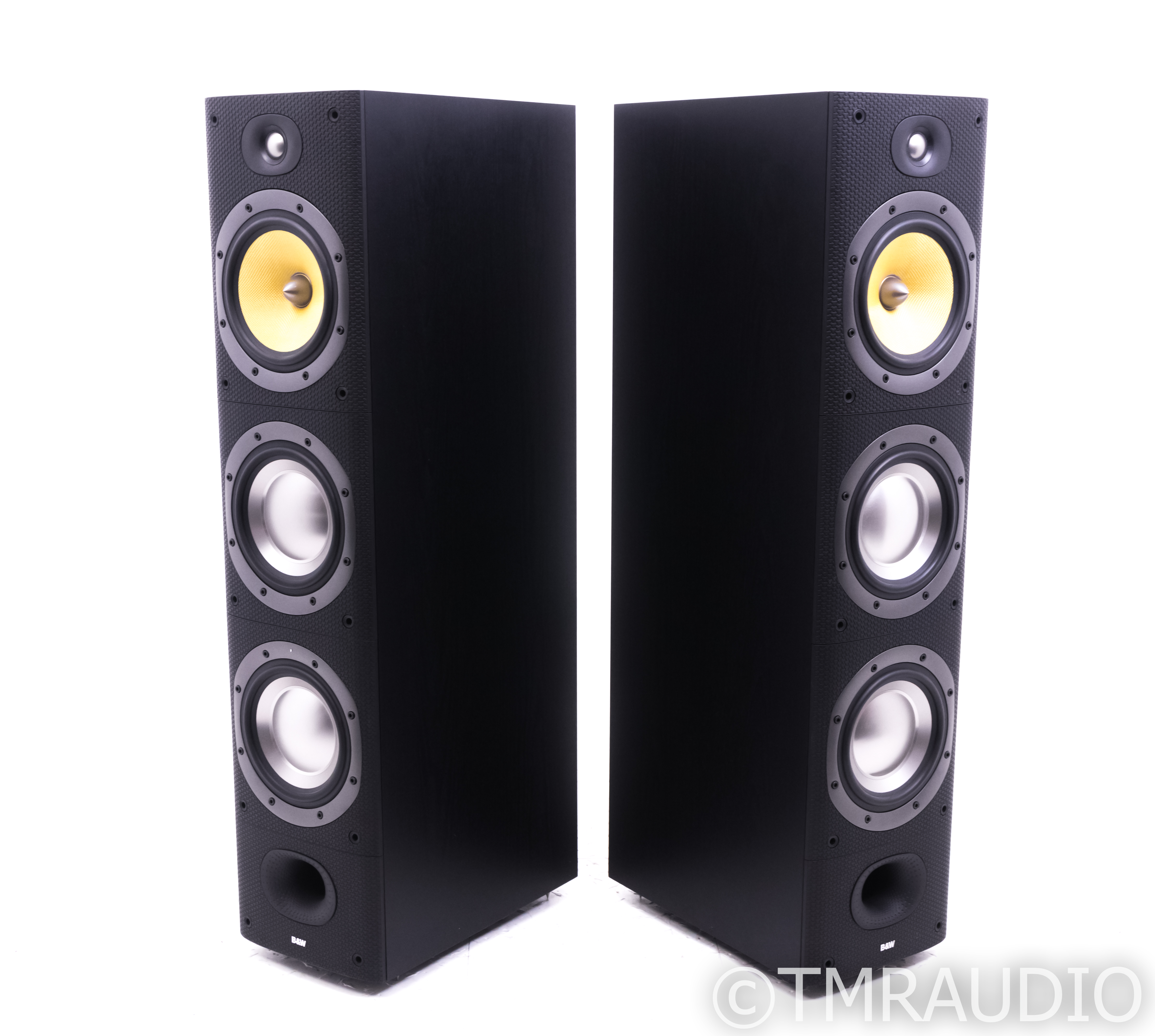 B&W ぺアスピーカー　DM601 S3 B&W DM604 S3 Floorstanding Speakers; Black Ash Pair; DM