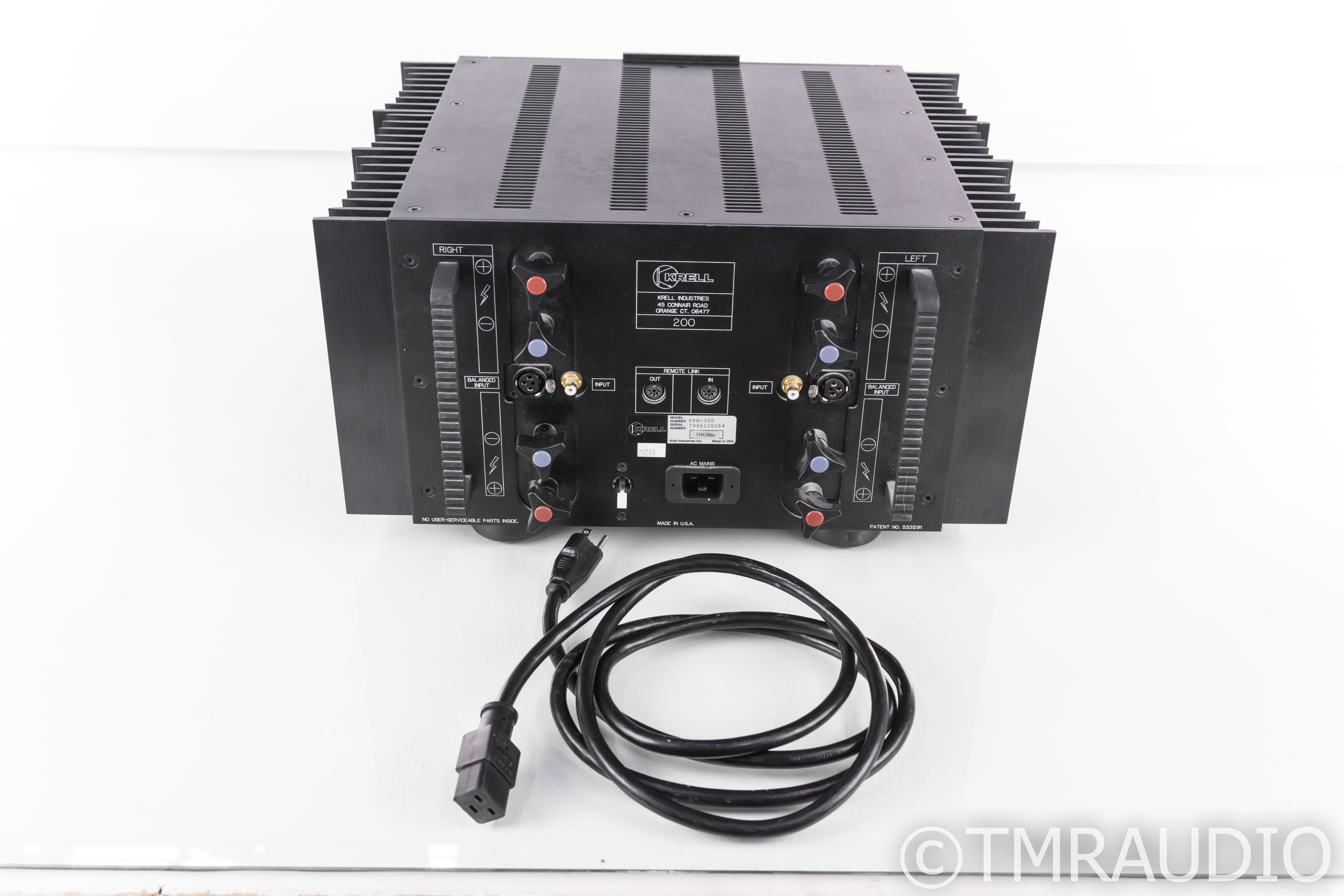 Krell Full Power Balanced 200 Stereo Power Amplifier; FPB