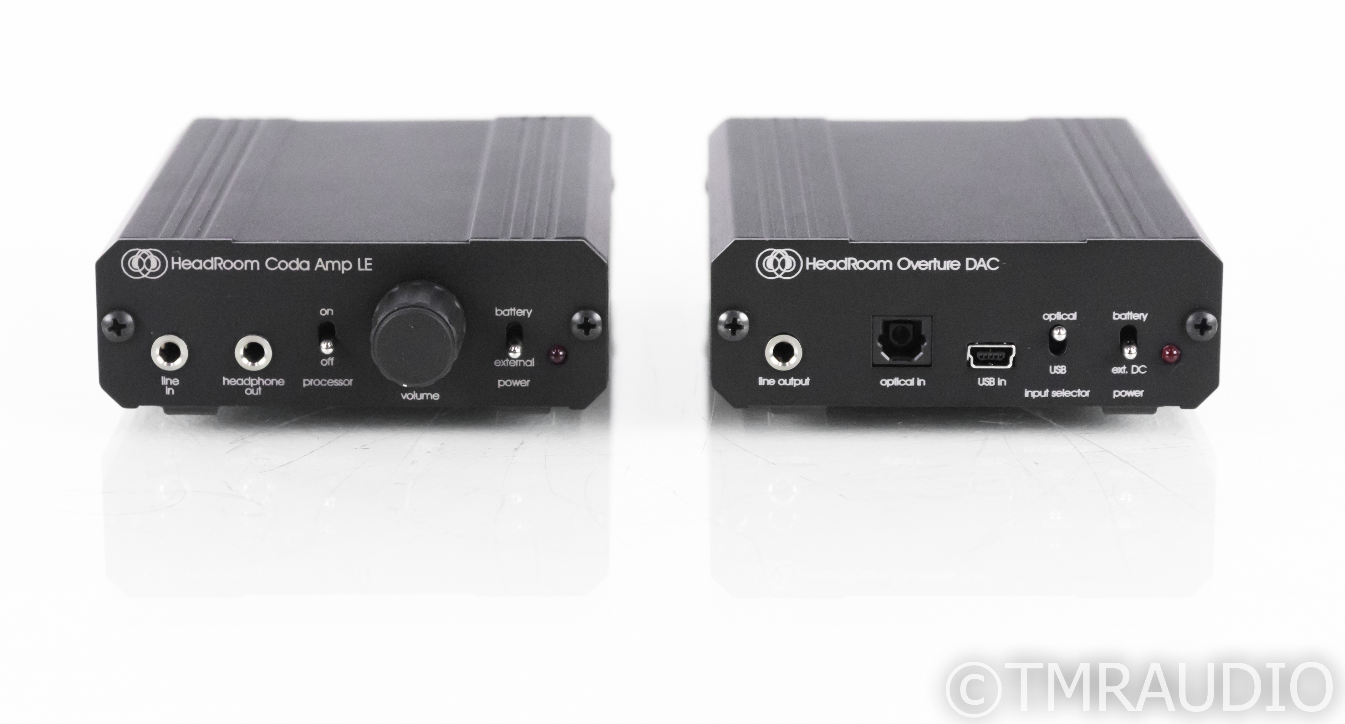 HeadRoom Coda & Overture Headphone Amplifier / DAC; Battery