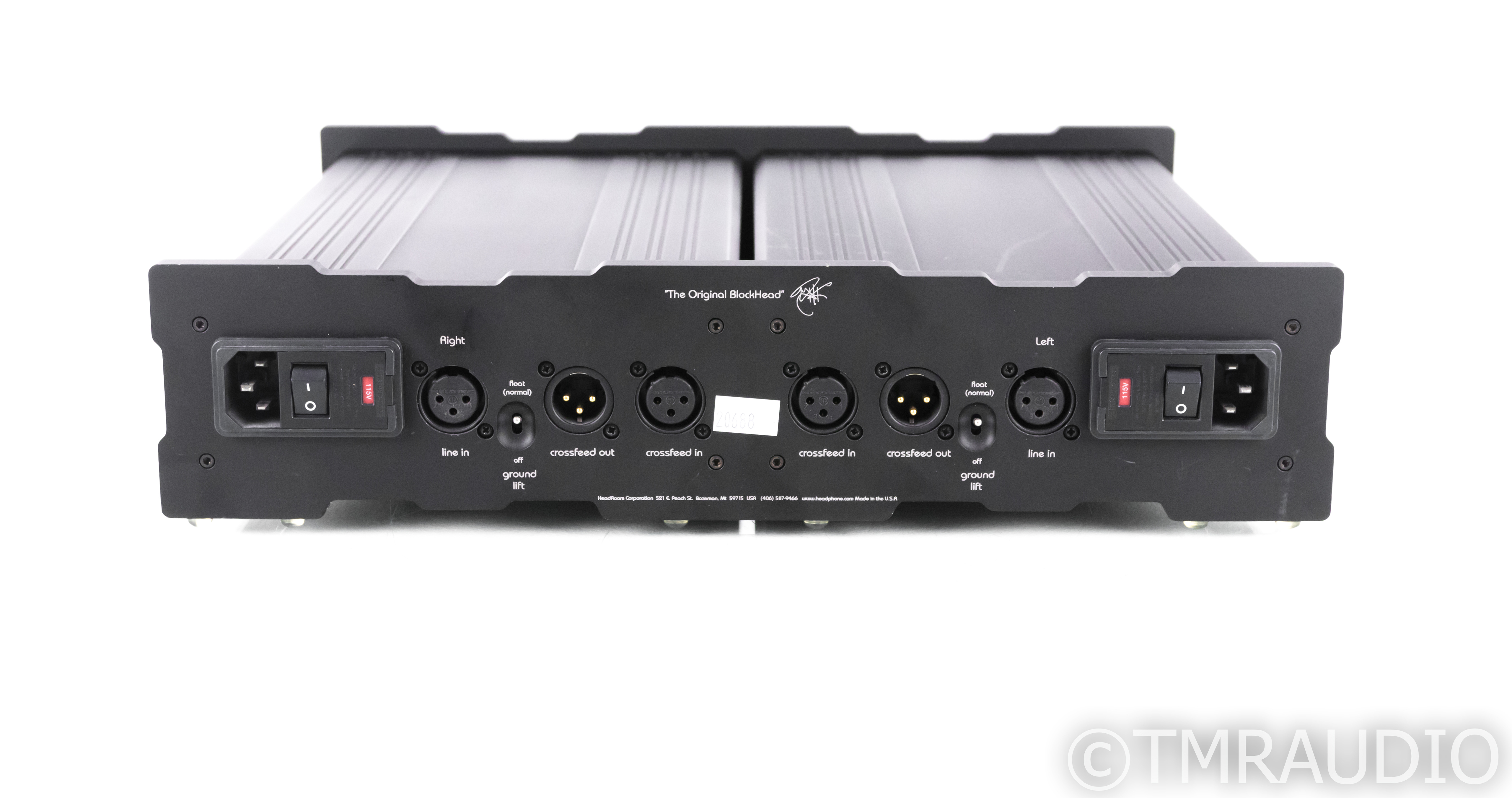 HeadRoom BlockHead Dual Mono Headphone Amplifier - The Music