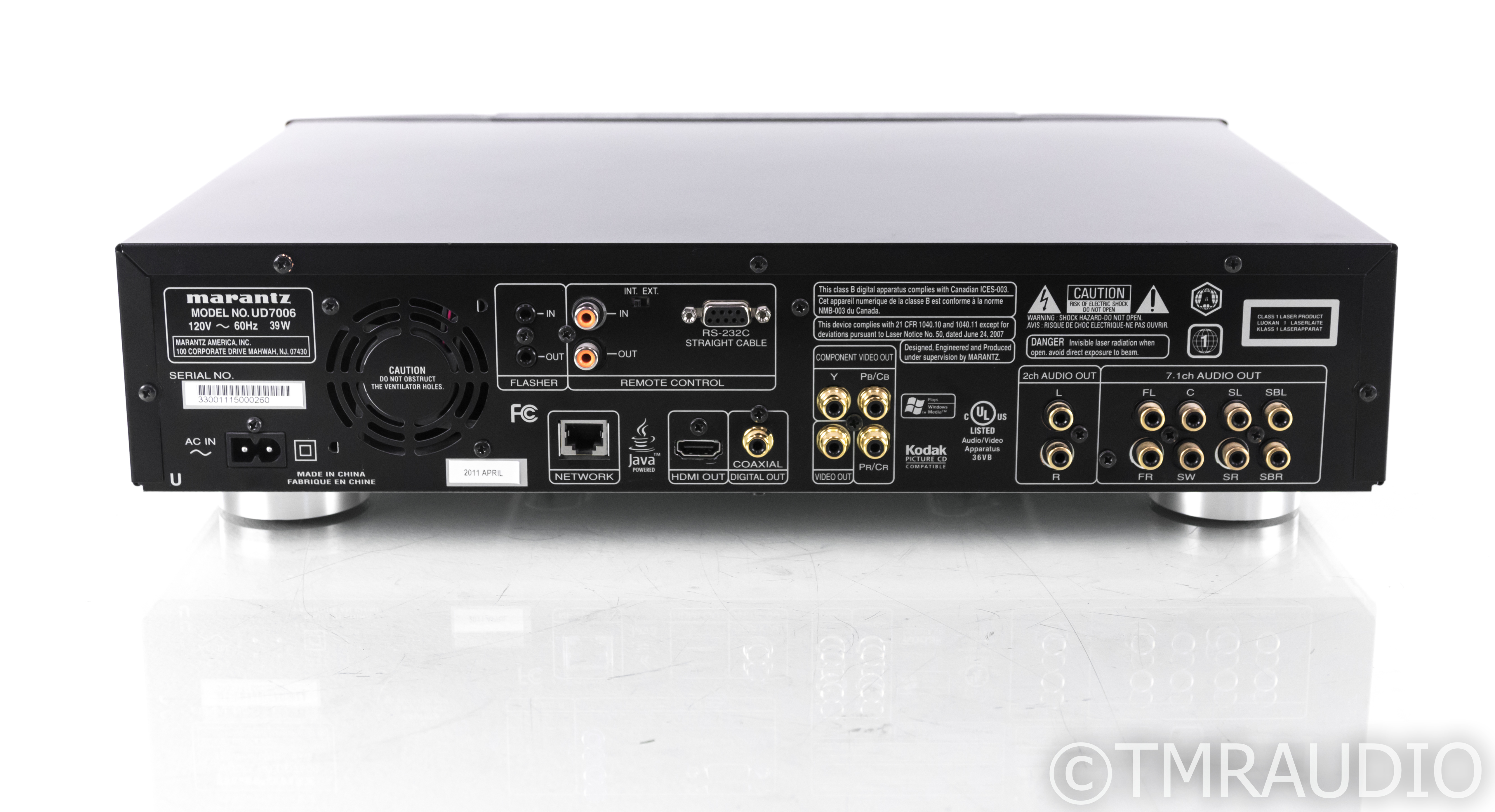 Marantz UD7006 Universal Blu-Ray Player; UD-7006; Remote
