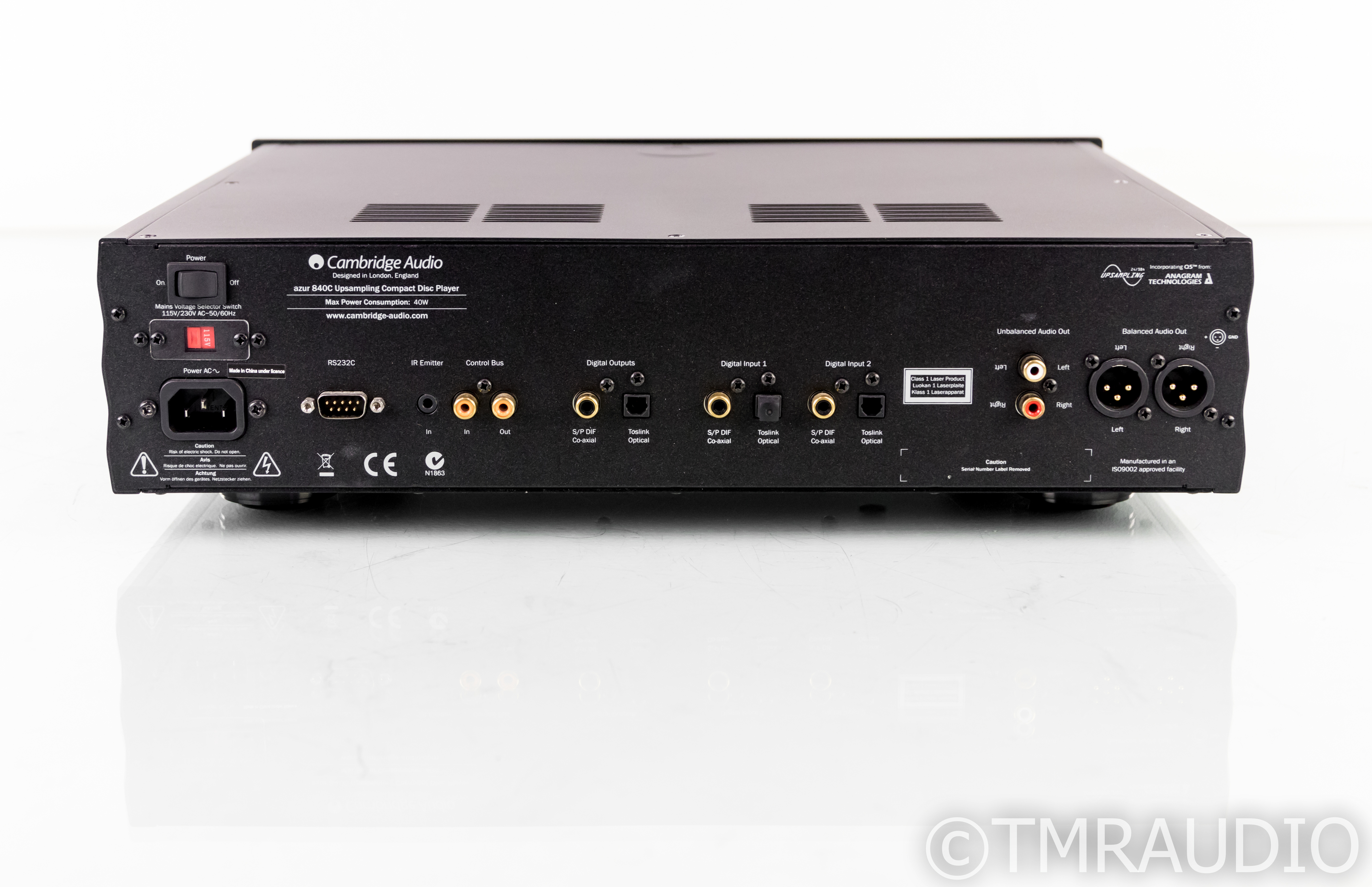 Cambridge Azur 840C Upsampling CD Player; 840-C; Remote
