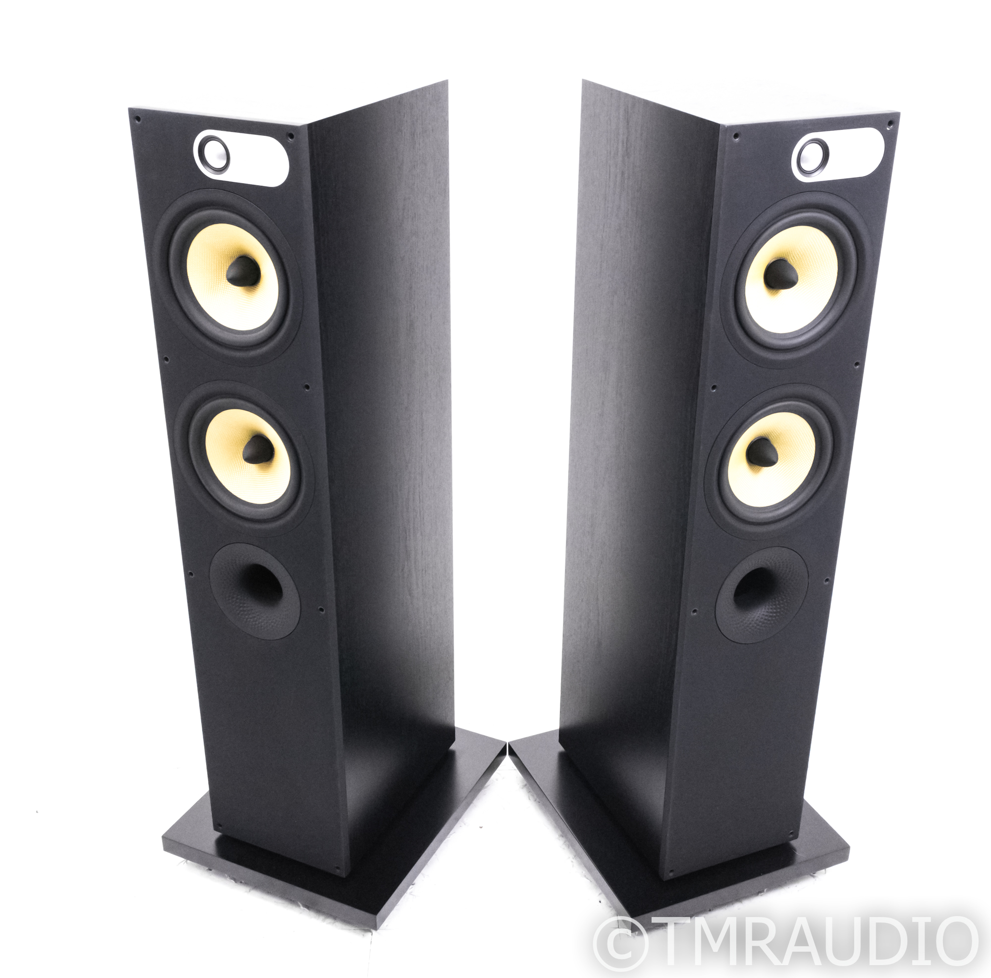 【新品】B&W Bowers&Wilkins 685 S2 Black Ash B&W 685 S2 Bookshelf Speakers; 685S2; Black Ash Pair - The