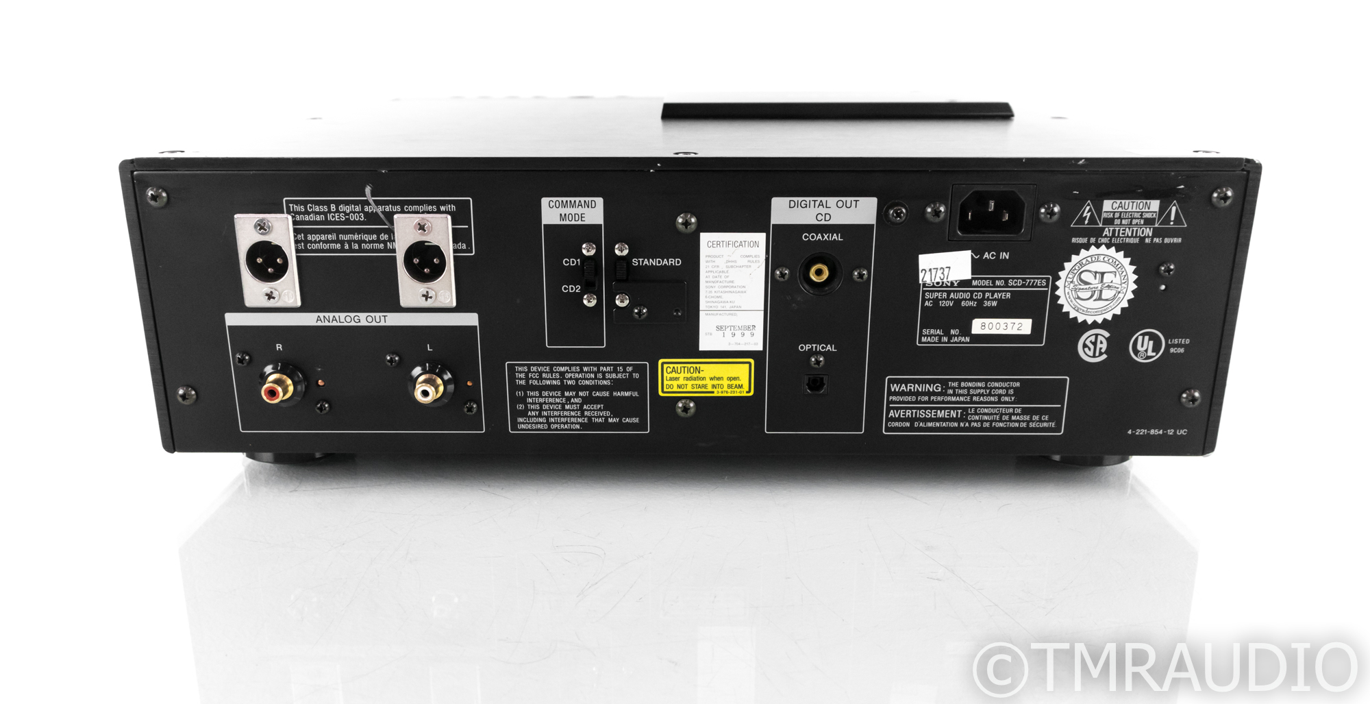 SONY スーパーオーディオCDプレーヤー SCD-777ES SONY スーパーオーディオCDプレーヤー SCD-777ES