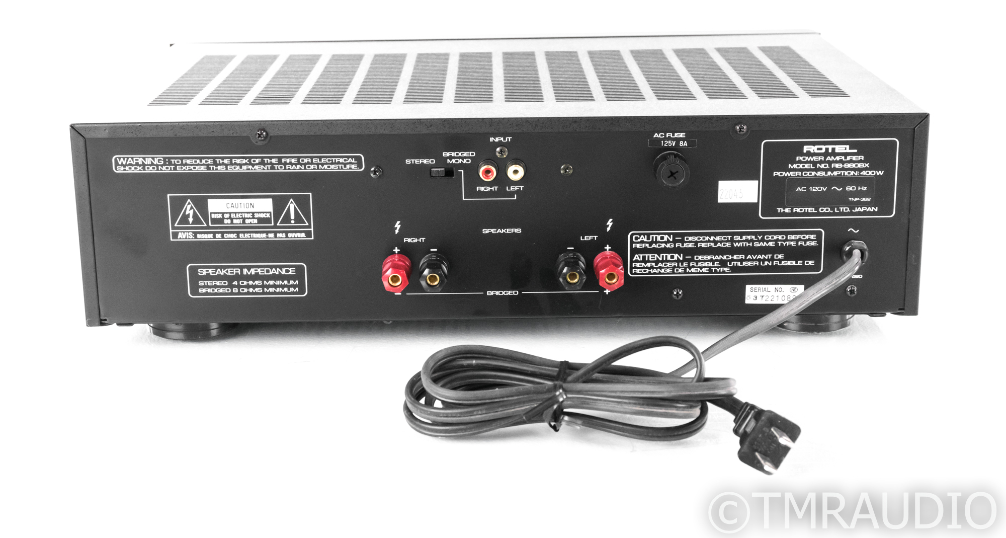 ROTEL RB980BX ローテル パワーアンプ Rotel RB-980BX Stereo Power Amplifier – The Turntable Store