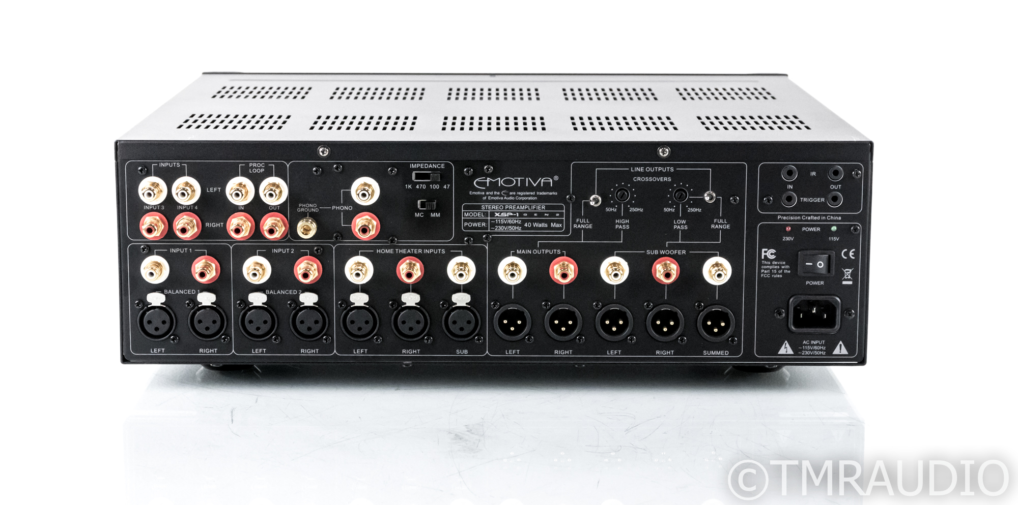 Emotiva XSP-1 Gen-2 MM / MC Phono Preamplifier; XSP 1 - The Music Room