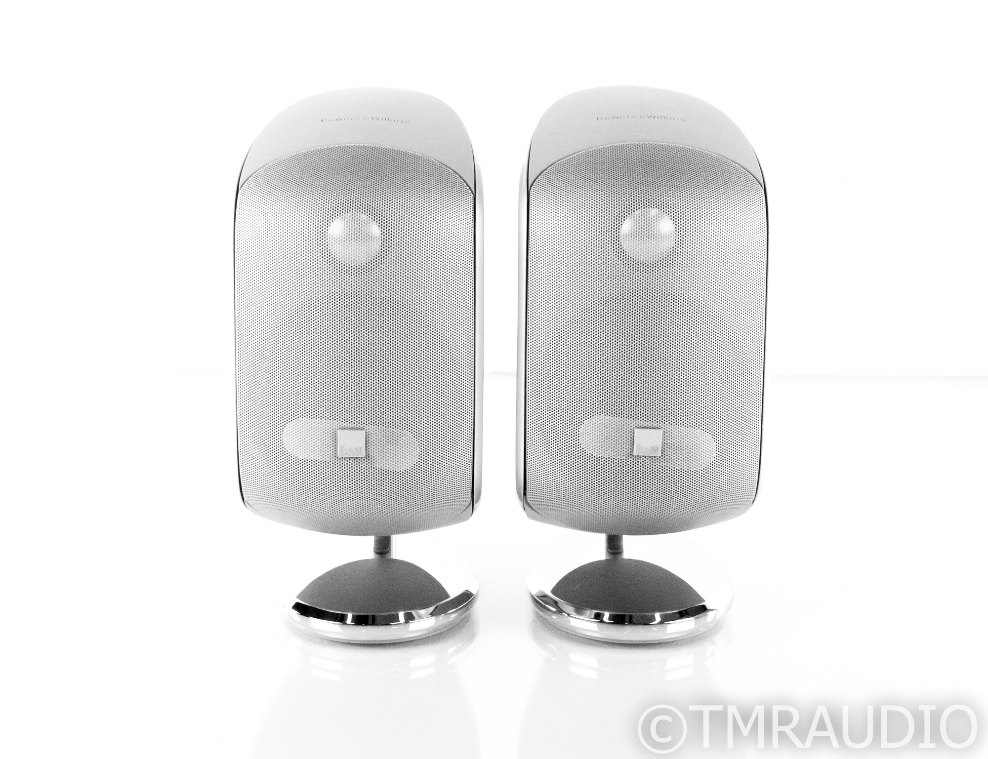 B&W M-1 Satellite Speakers; Silver Pair (New / Open Box