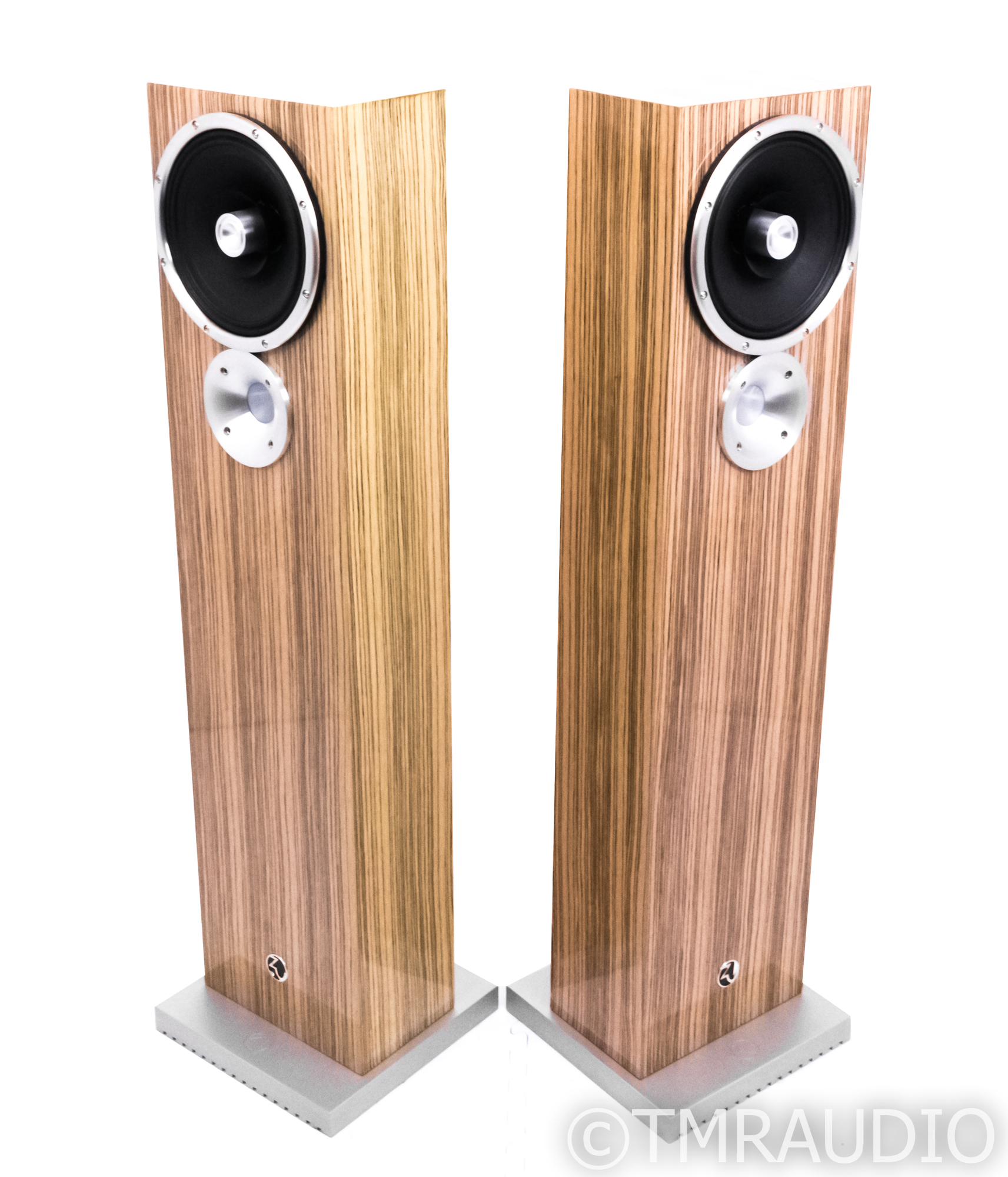 Zu Audio Druid Mk.V Floorstanding Speakers; Custom Zebra Wood Pair