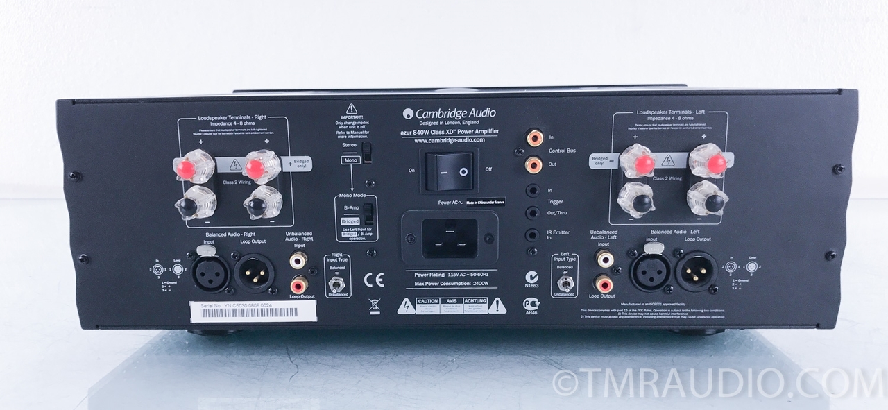 Cambridge Audio AZUR 840W Class XD Stereo Power Amplifier