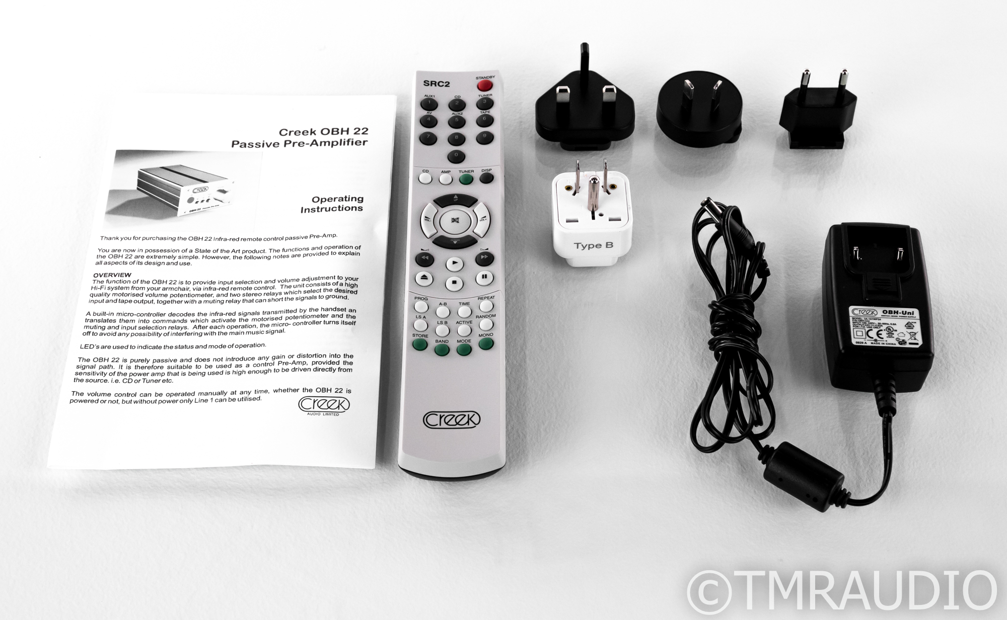 DTM・DAW Creek OBH-22 Passive Pre-Amp Creek OBH 22 Passive Stereo Preamplifier; OBH22; Remote