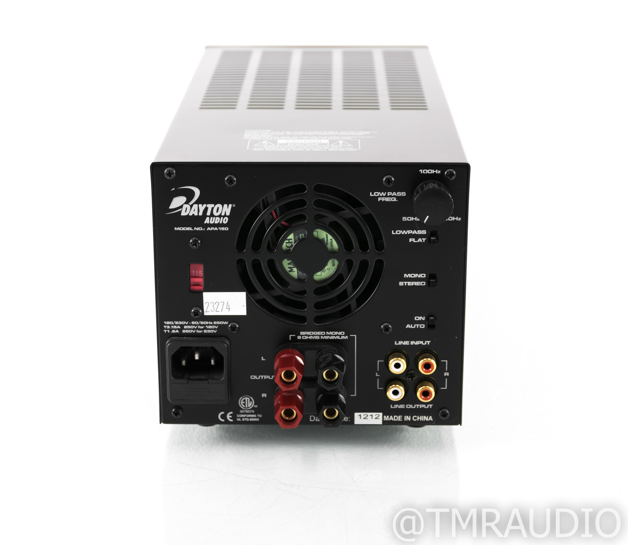 Dayton Audio APA150 Stereo / Mono Power Amplifier