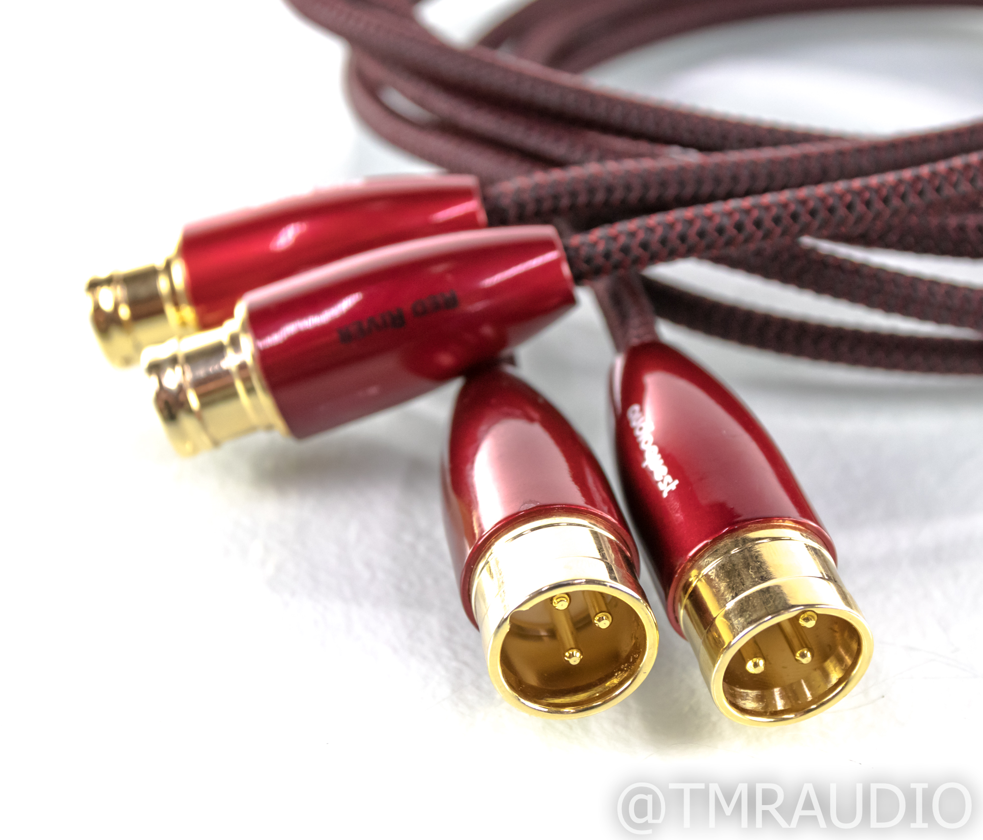 AudioQuest RED River XLR Cables; 2m Pair Balanced