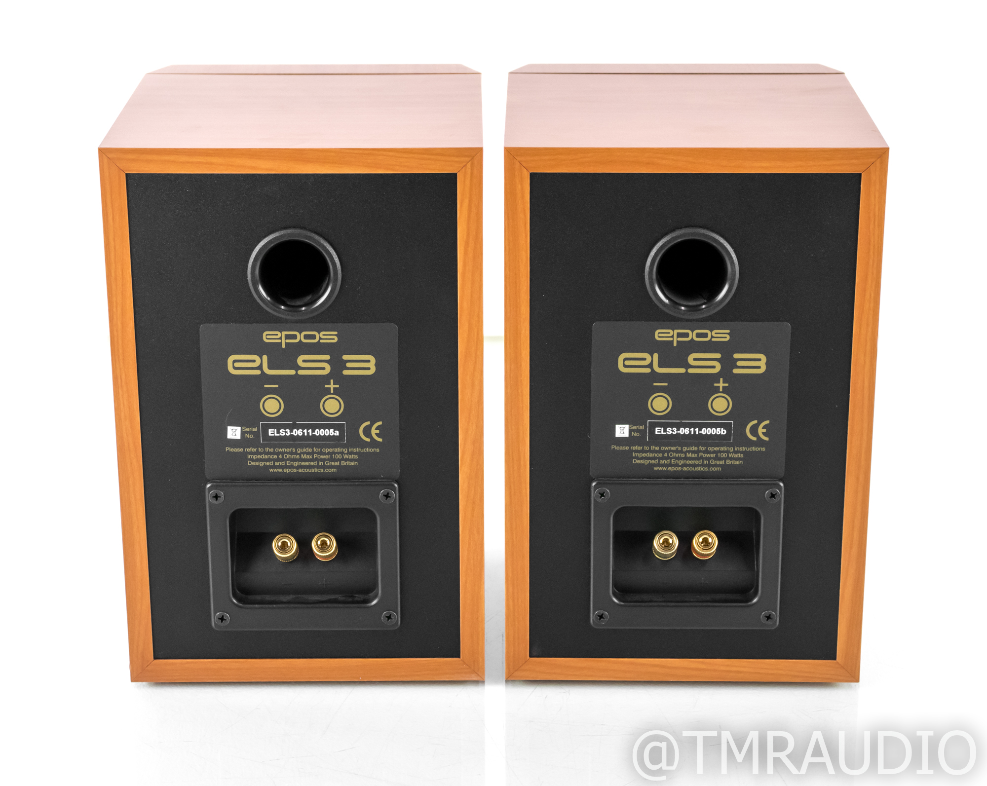 Epos ELS 3 Bookshelf Speakers; Light Cherry Pair; ELS3 - The