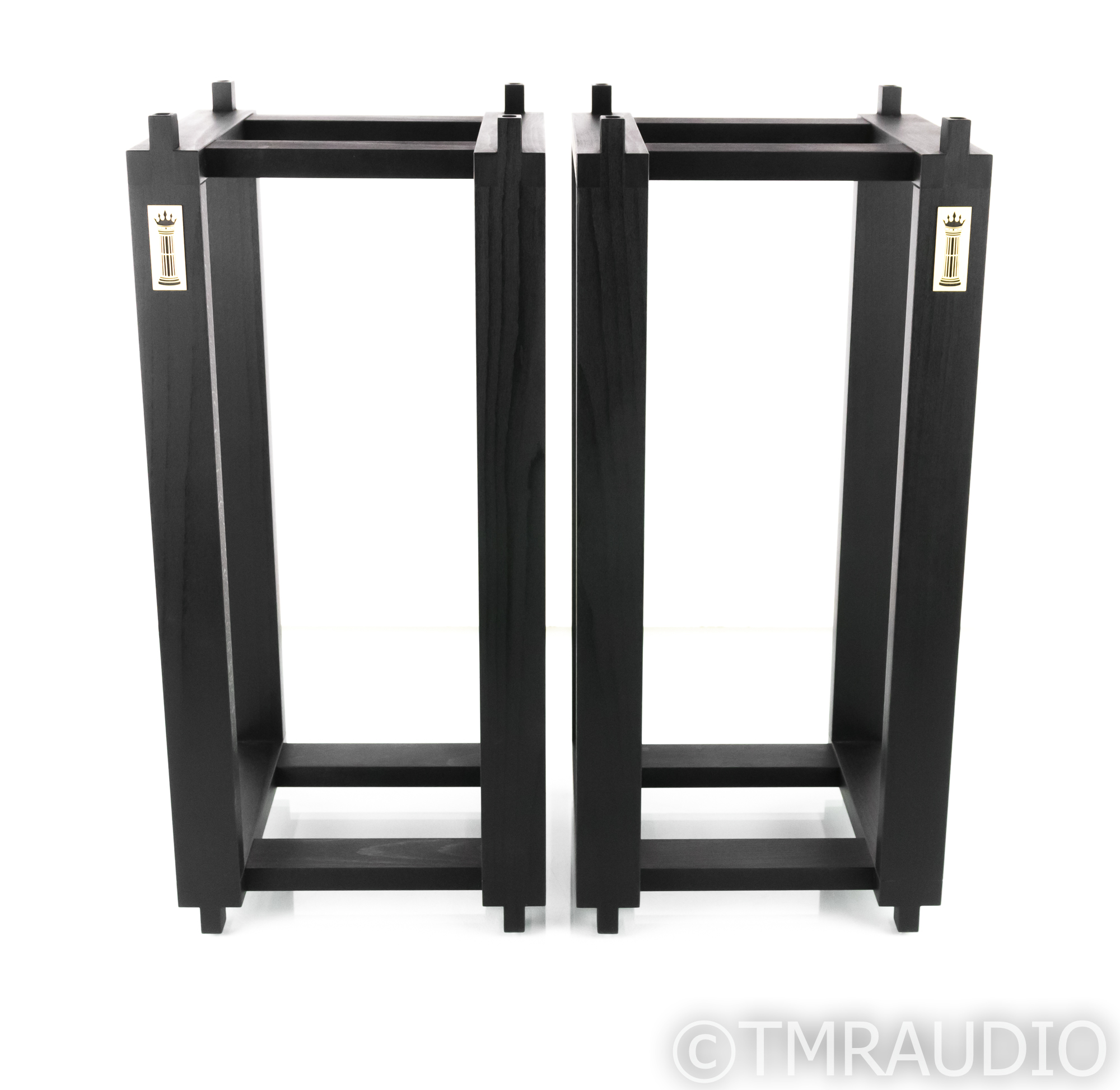 TonTraeger Reference Monitor Stands for Harbeth; Beech Black Pair