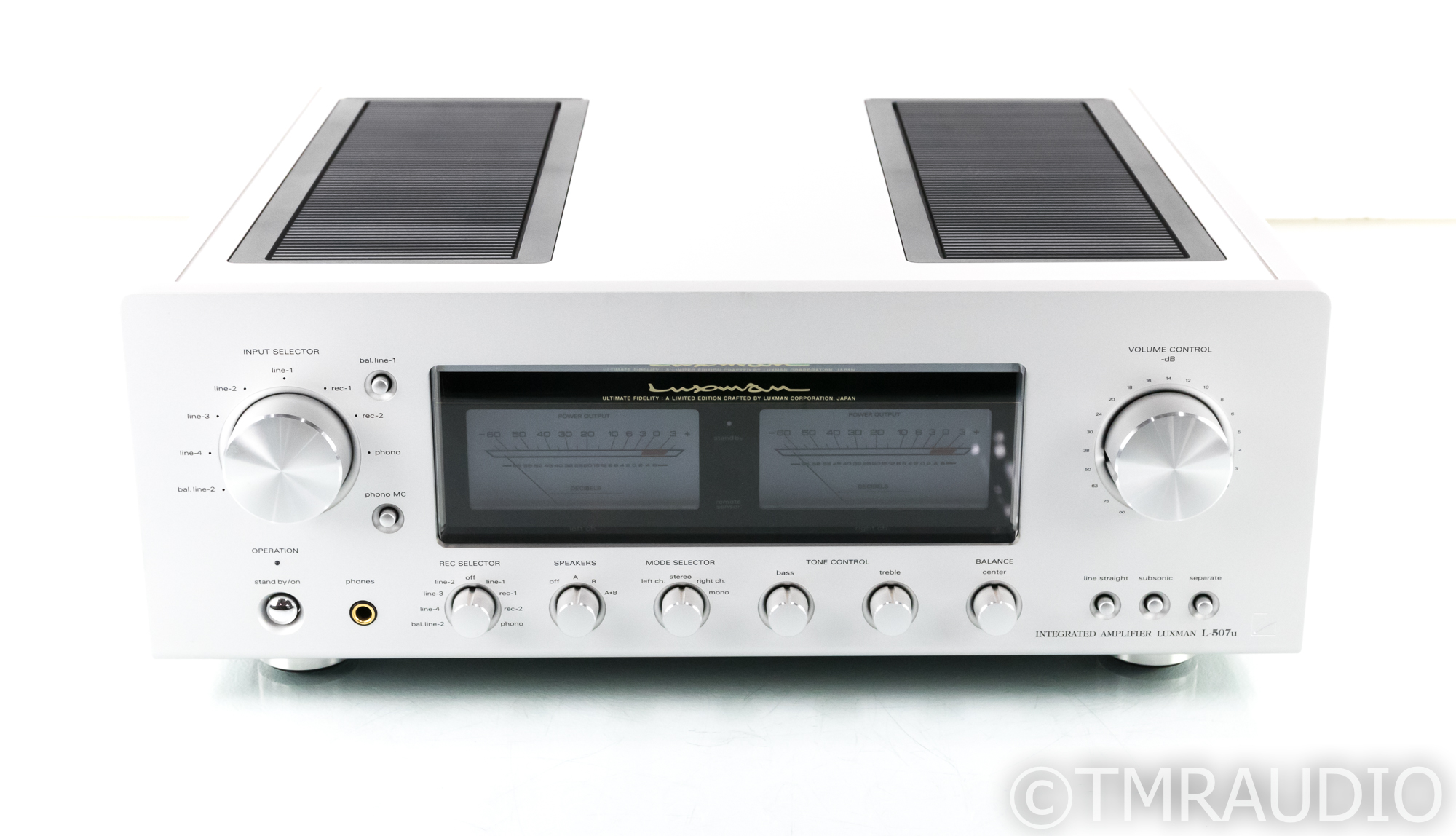 Luxman L-507u Stereo Integrated Amplifier; L507u; Remote; MM / MC