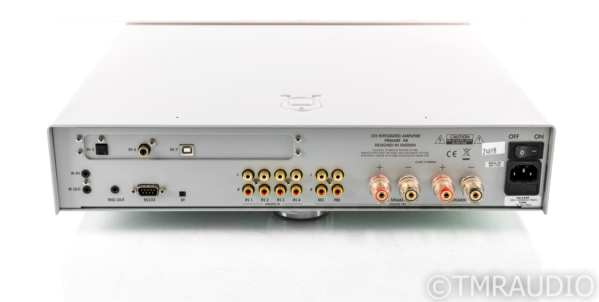 Primare I22 Stereo Integrated Amplifier w/ DAC; Silver; I-22