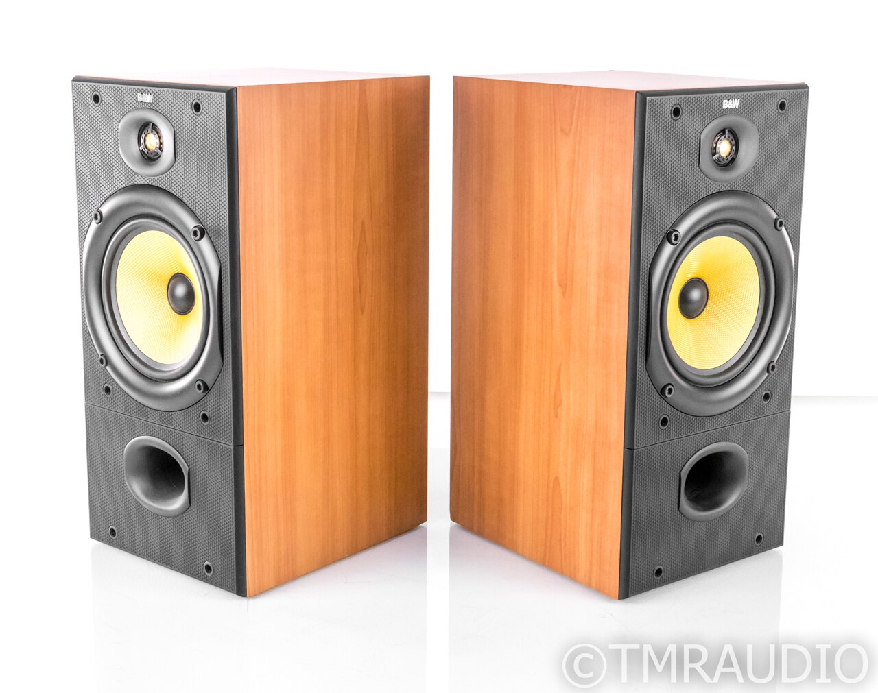 B&W DM602 Bookshelf Speakers; DM-602; Cherry Pair - The