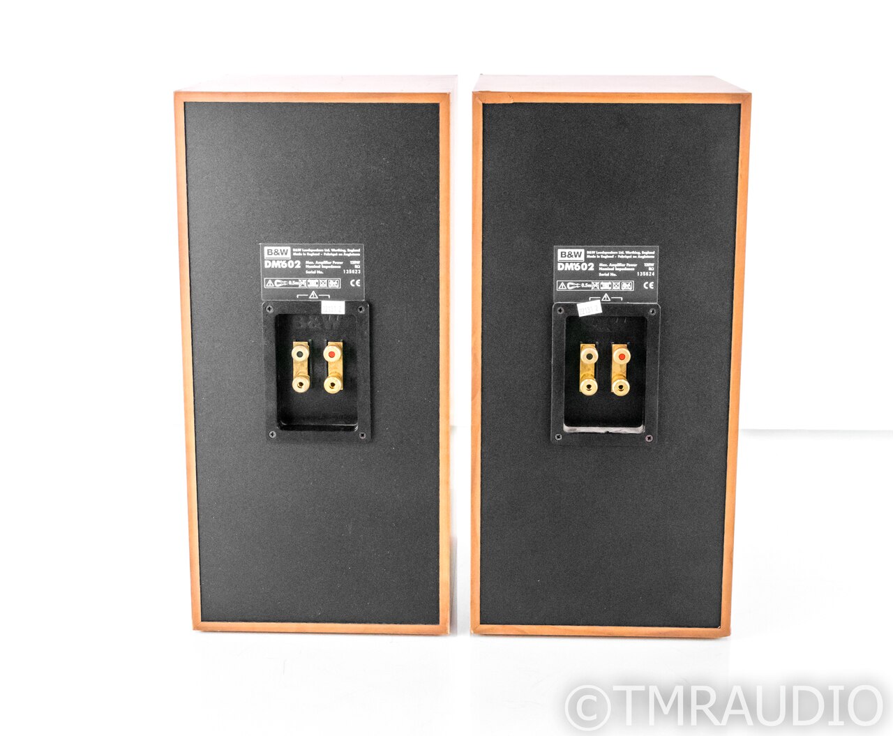 B&W DM602 Bookshelf Speakers; DM-602; Cherry Pair - The Music Room