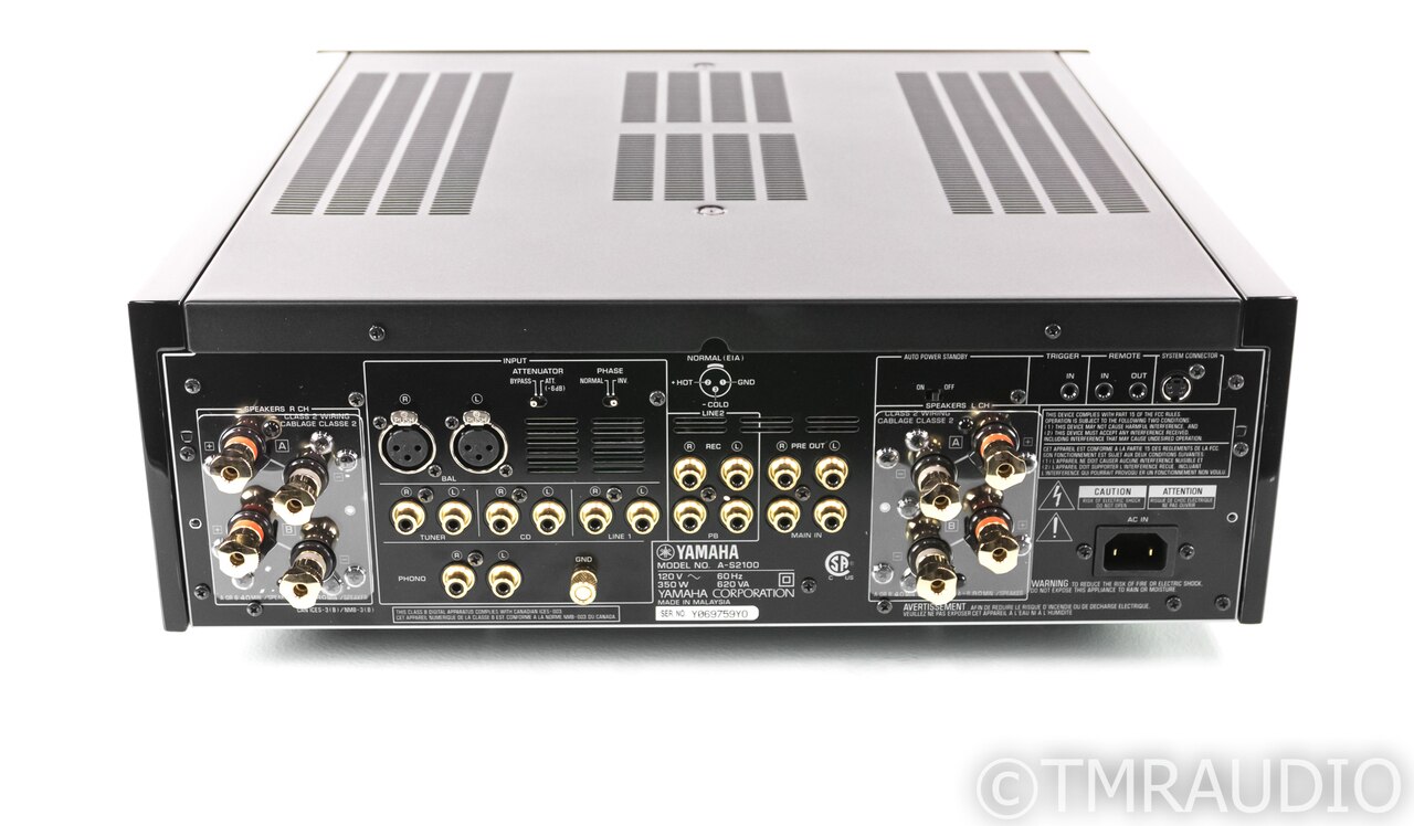 【美品希少】YAMAHA A-S2100 ステレオアンプ Yamaha A-S2100 Integrated Amplifier (Black) | Hi-Fi Heaven