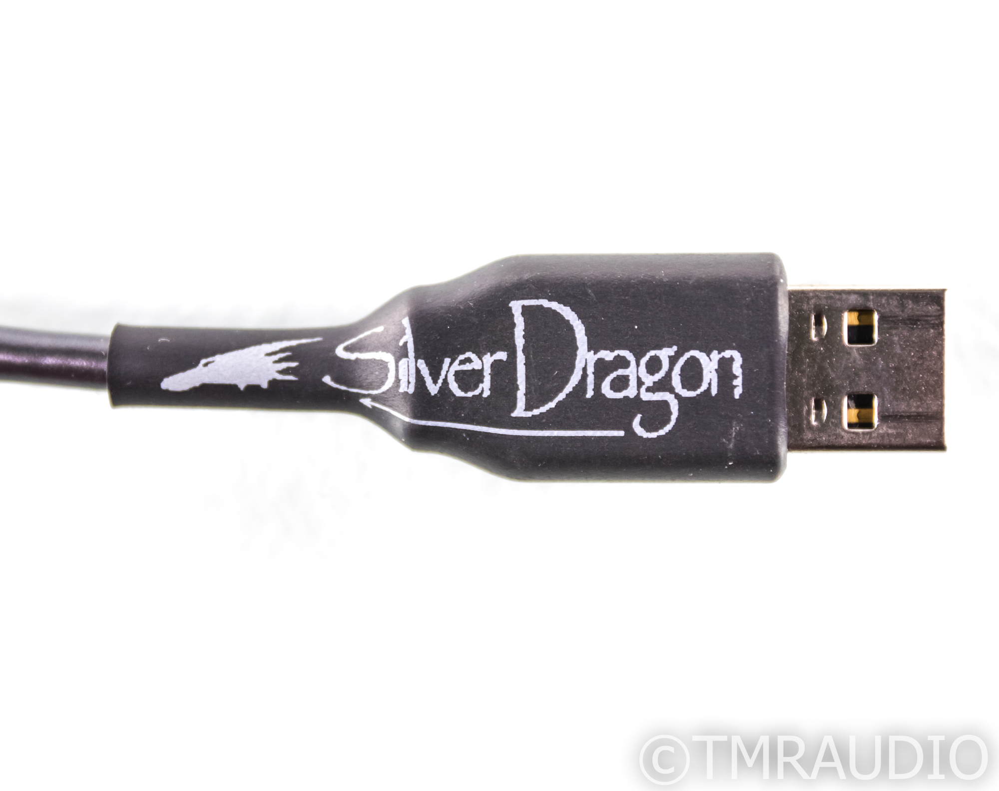 Moon Audio Silver Dragon Micro USB Cable; Single 1ft Digital