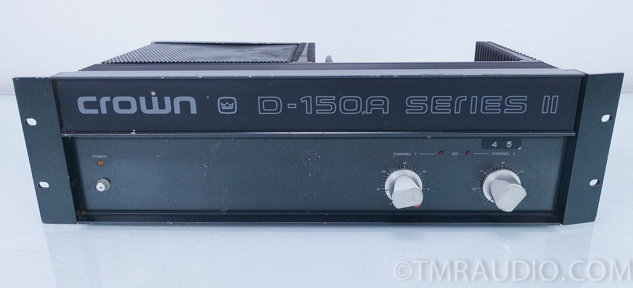 【生産終了・貴重・高音質】CROWN D-150A SERIESⅡ パワーアンプ backend=imagemagick;version=1;