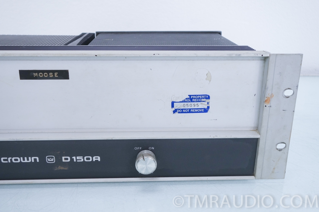 Crown D150a Stereo or Mono Power Amplifier