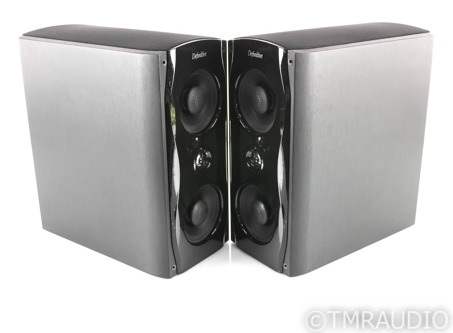 Subwoofer Def Tech Sm65 Definitive Technology StudioMonitor 65 Bookshelf  Speakers; Black Ash; SM65