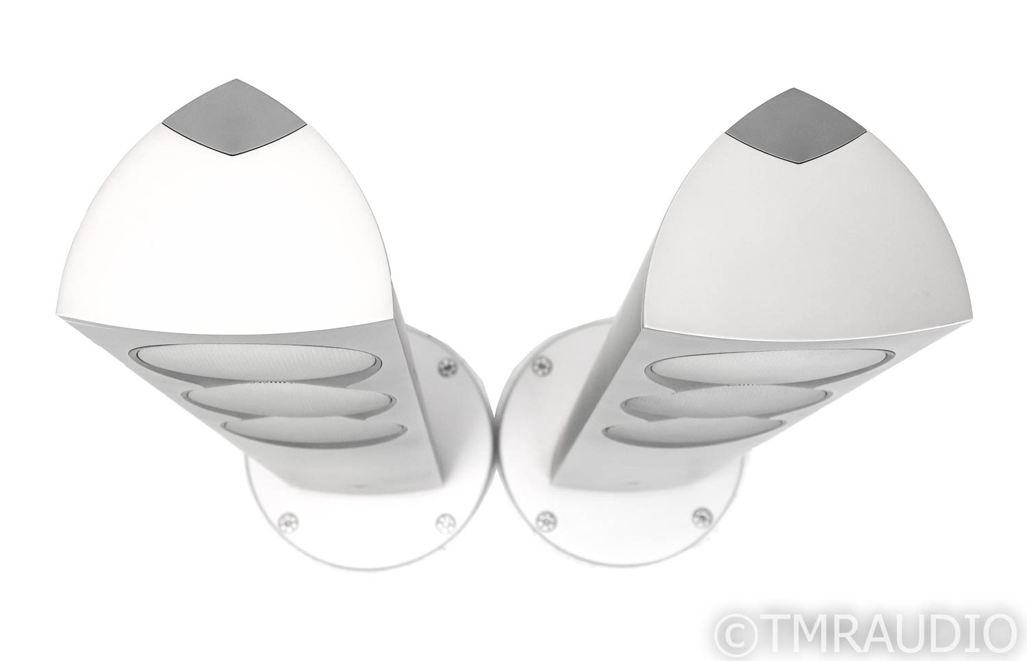 Linn Komponent 110 Floorstanding / On-Wall Speakers; Silver Pair