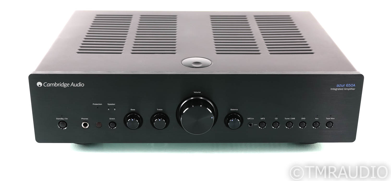 Cambridge Azur 650 A Stereo Integrated Amplifier; 650A; Black