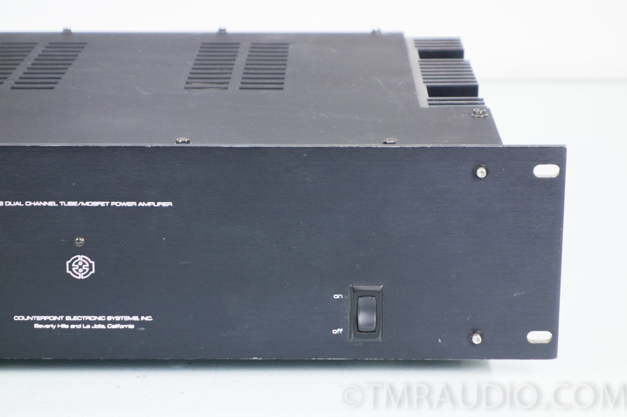 アンプ COUNTERPOINT SOLIO POWER AMPLIFIER Counterpoint Solid One Stereo Power Amplifier; Silver; Solid 1